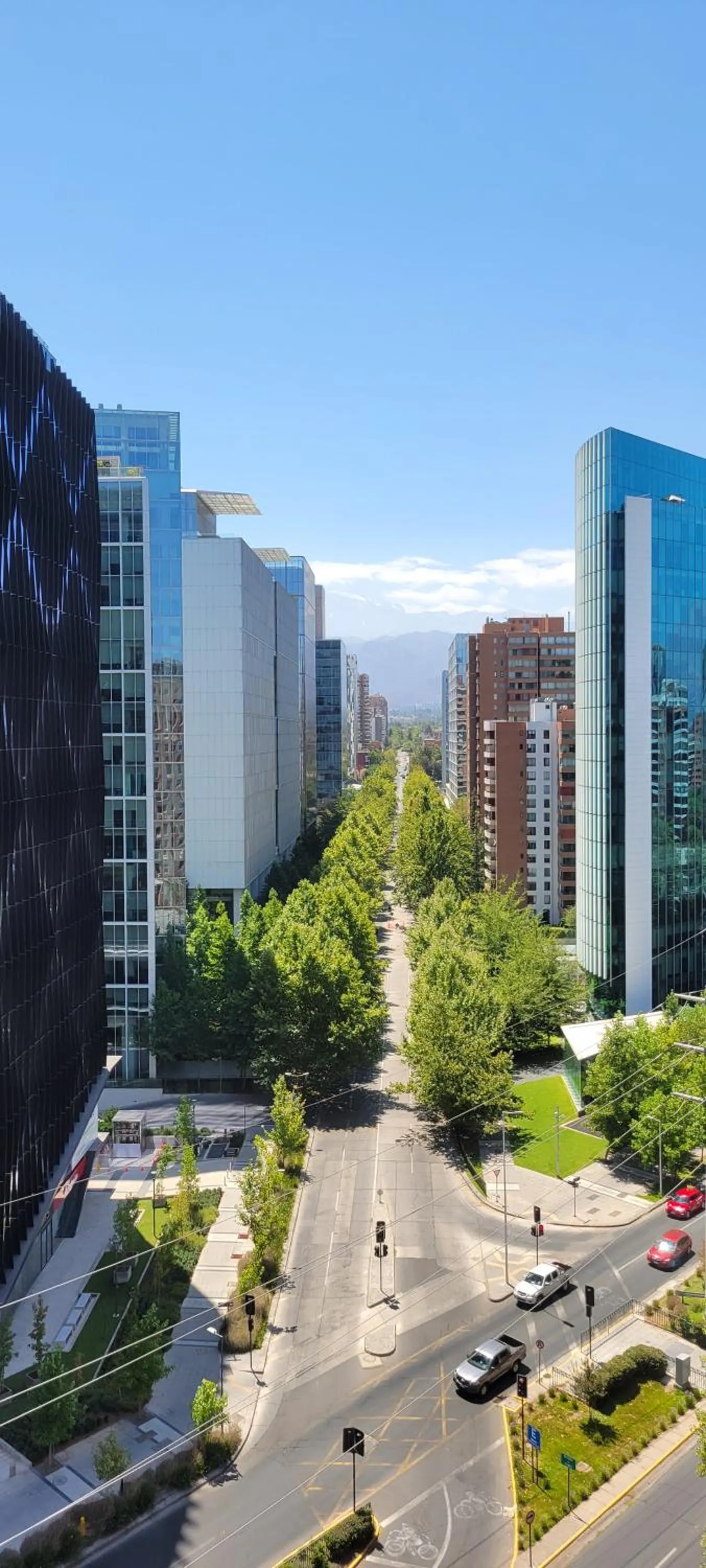 City view in Novotel Santiago Las Condes