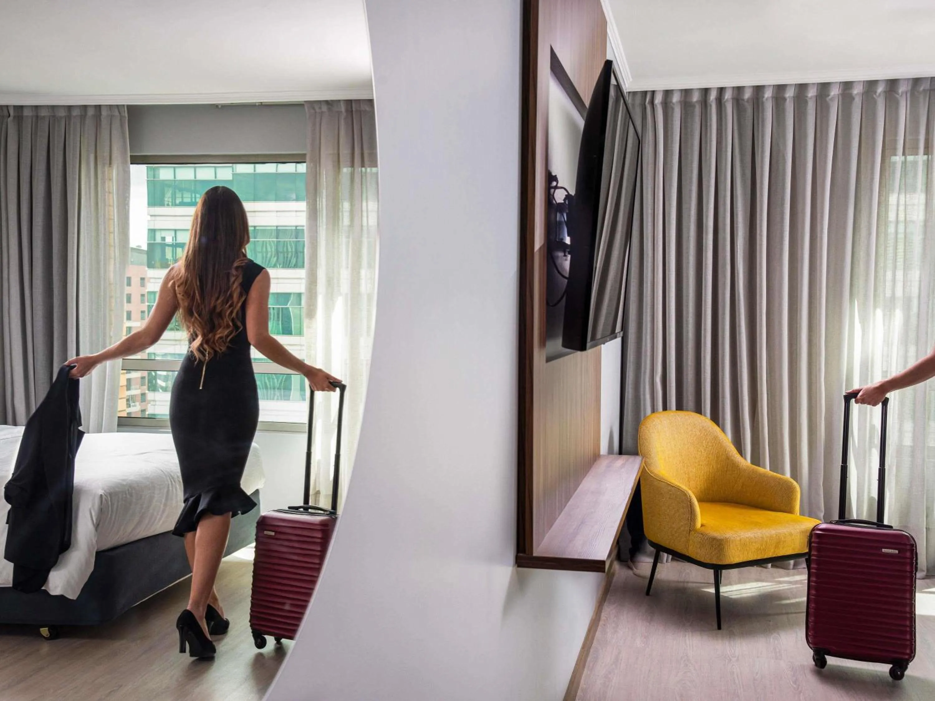 Bedroom, Bed in Novotel Santiago Las Condes