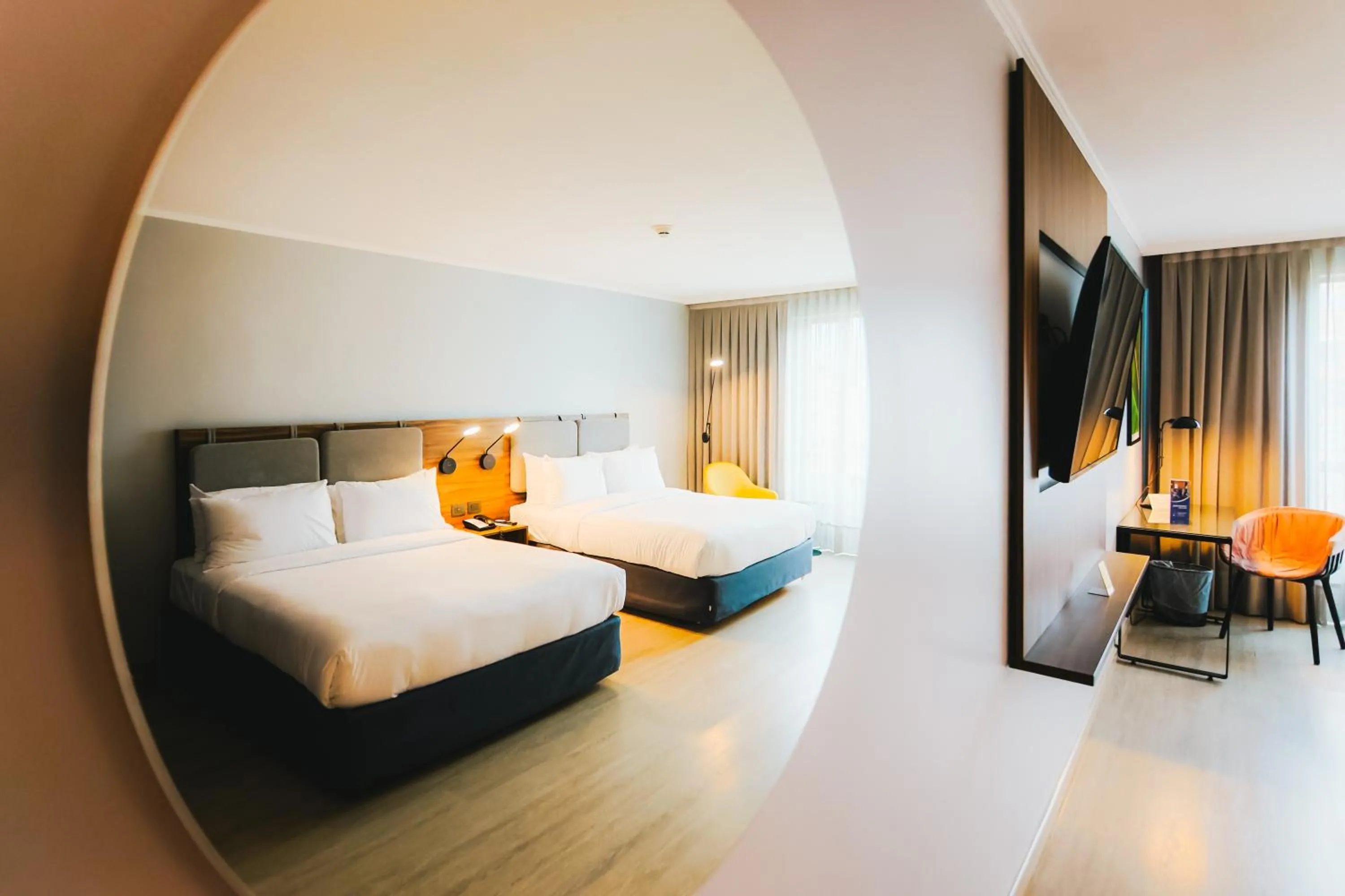 Bedroom, Bed in Novotel Santiago Las Condes