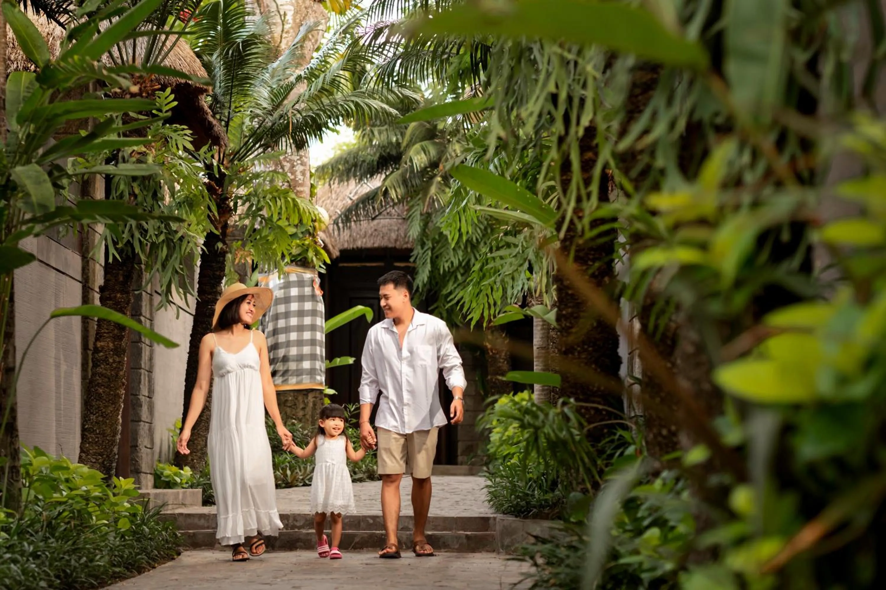 Family in Le Jardin Villas Seminyak