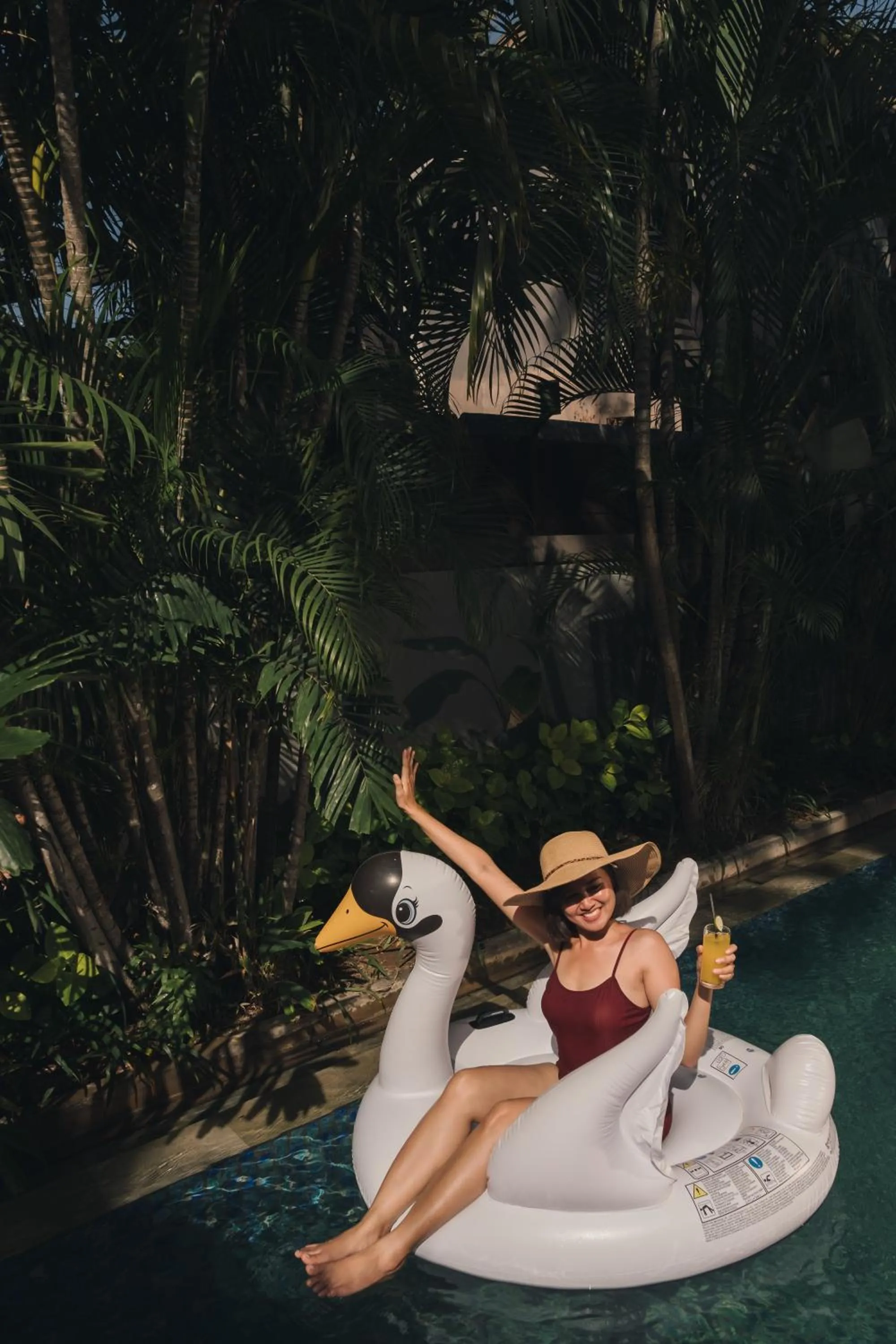 People in Le Jardin Villas Seminyak