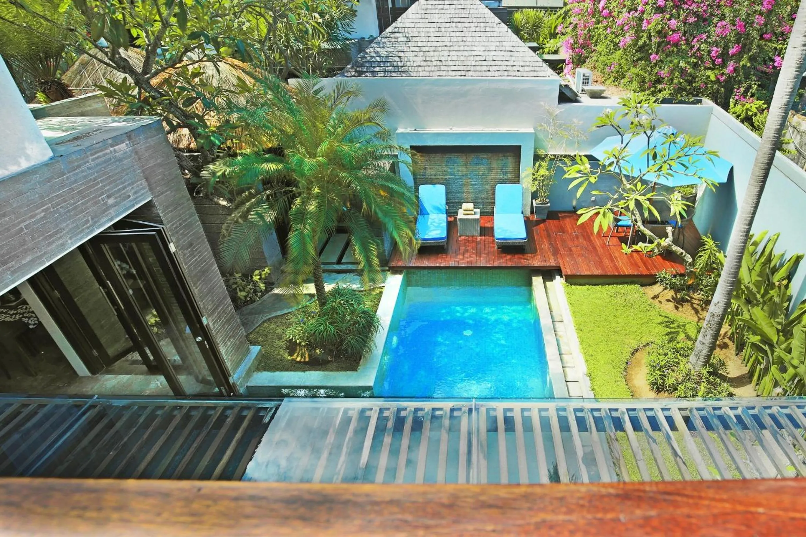 Pool view in Le Jardin Villas Seminyak