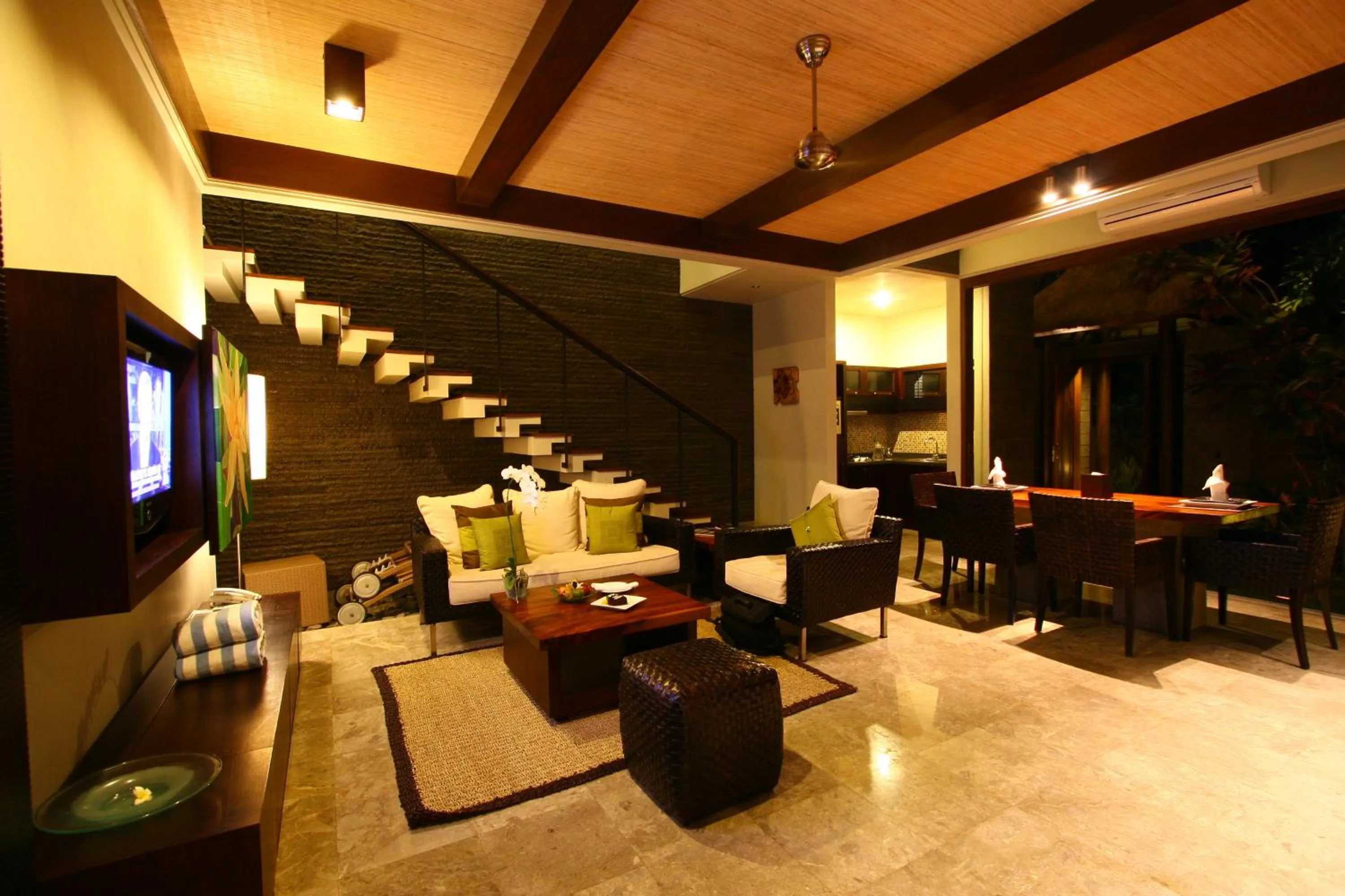Living room in Le Jardin Villas Seminyak
