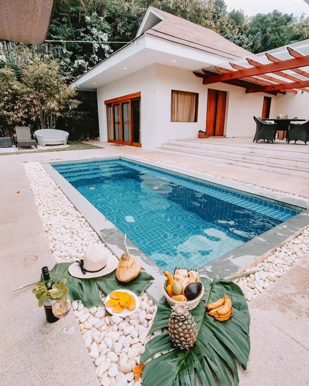 Swimming pool in Bluewater Sumilon Island Resort