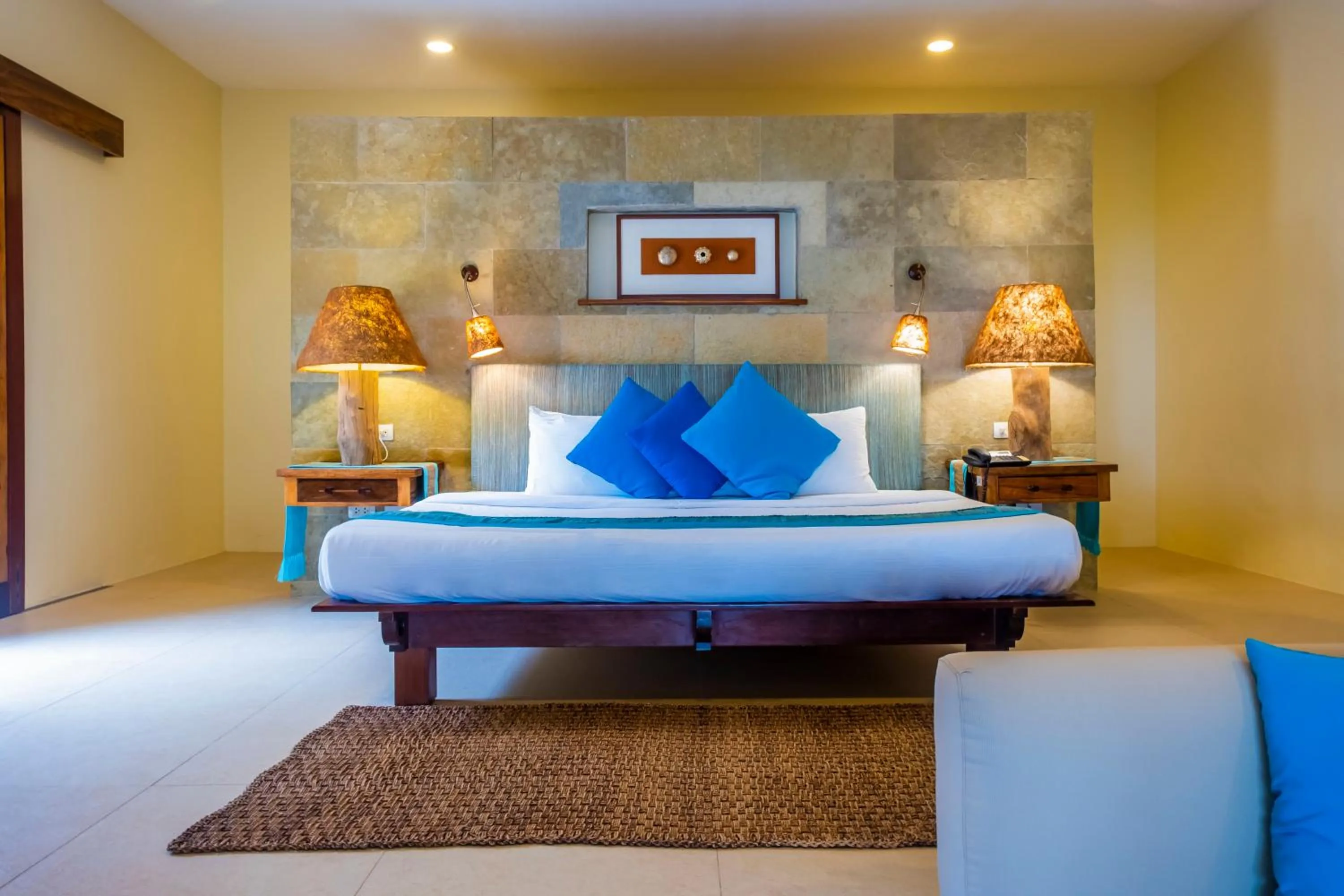 Bedroom, Bed in Bluewater Sumilon Island Resort