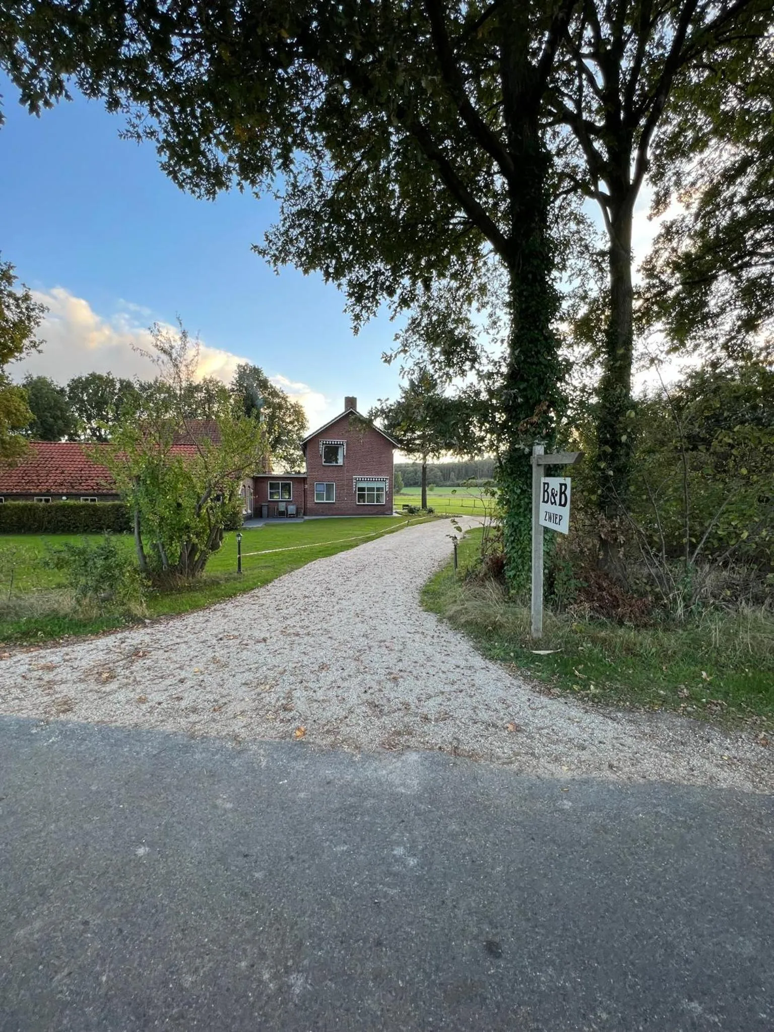 Parking in B&B Zwiep