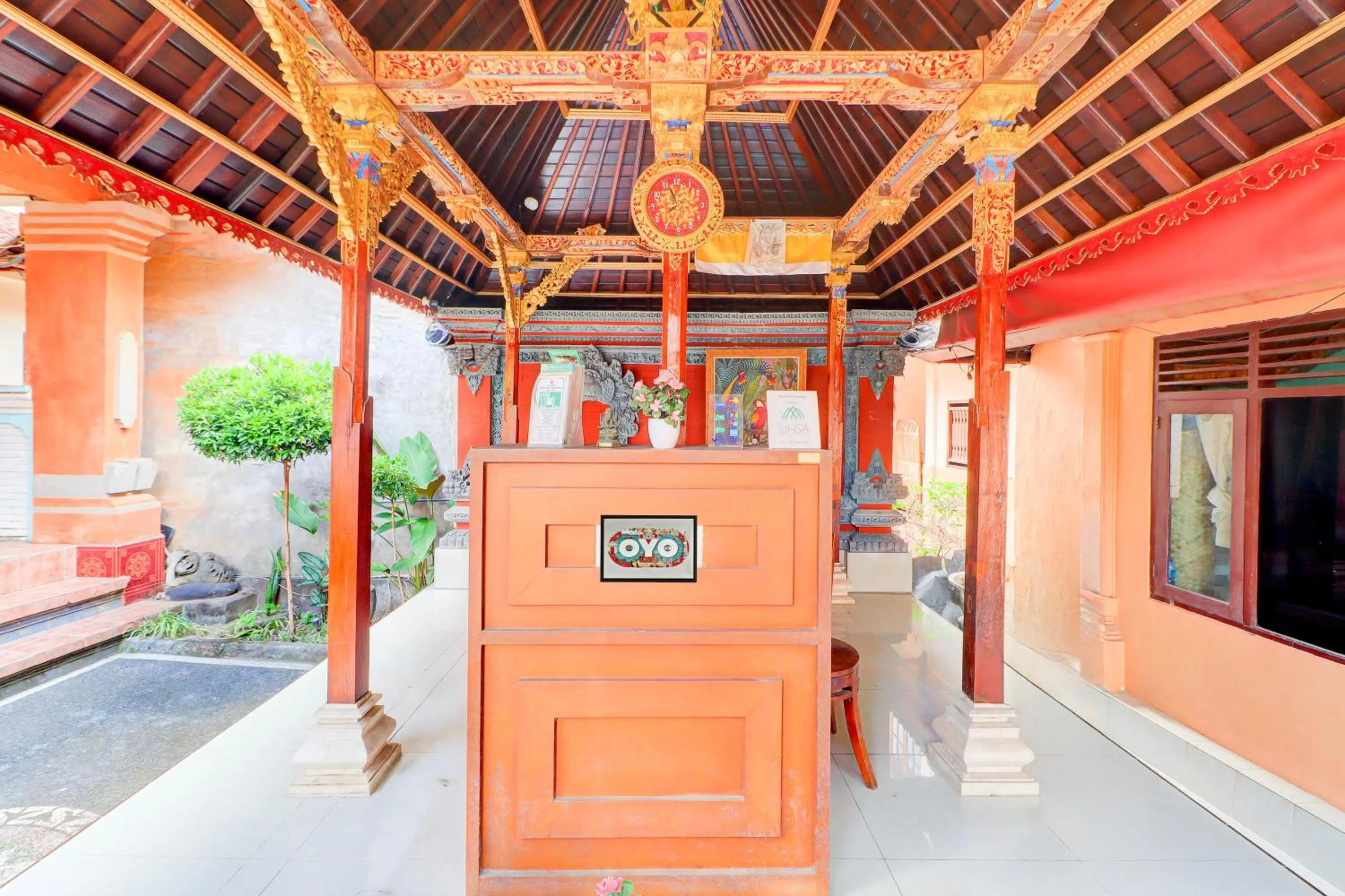 Lobby or reception in Hotel O Ubud Asri Homestay Near Monkey Forest