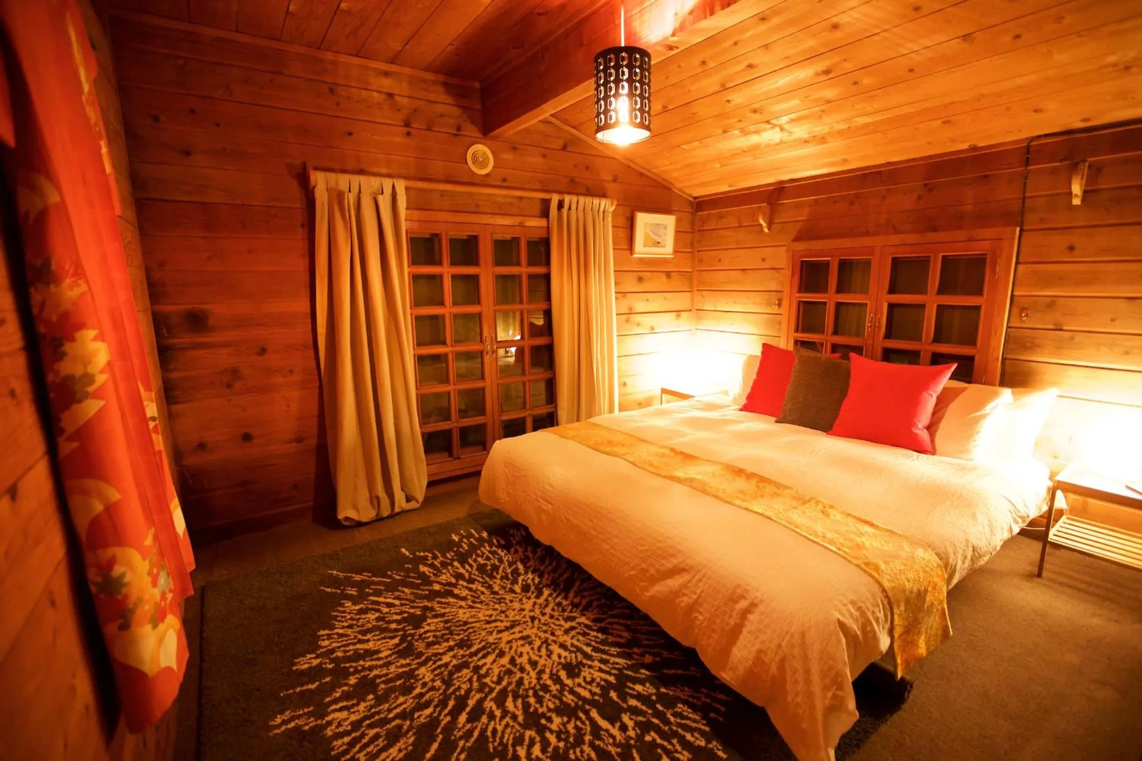 Bed in Snowball Chalet at Madarao Mountain