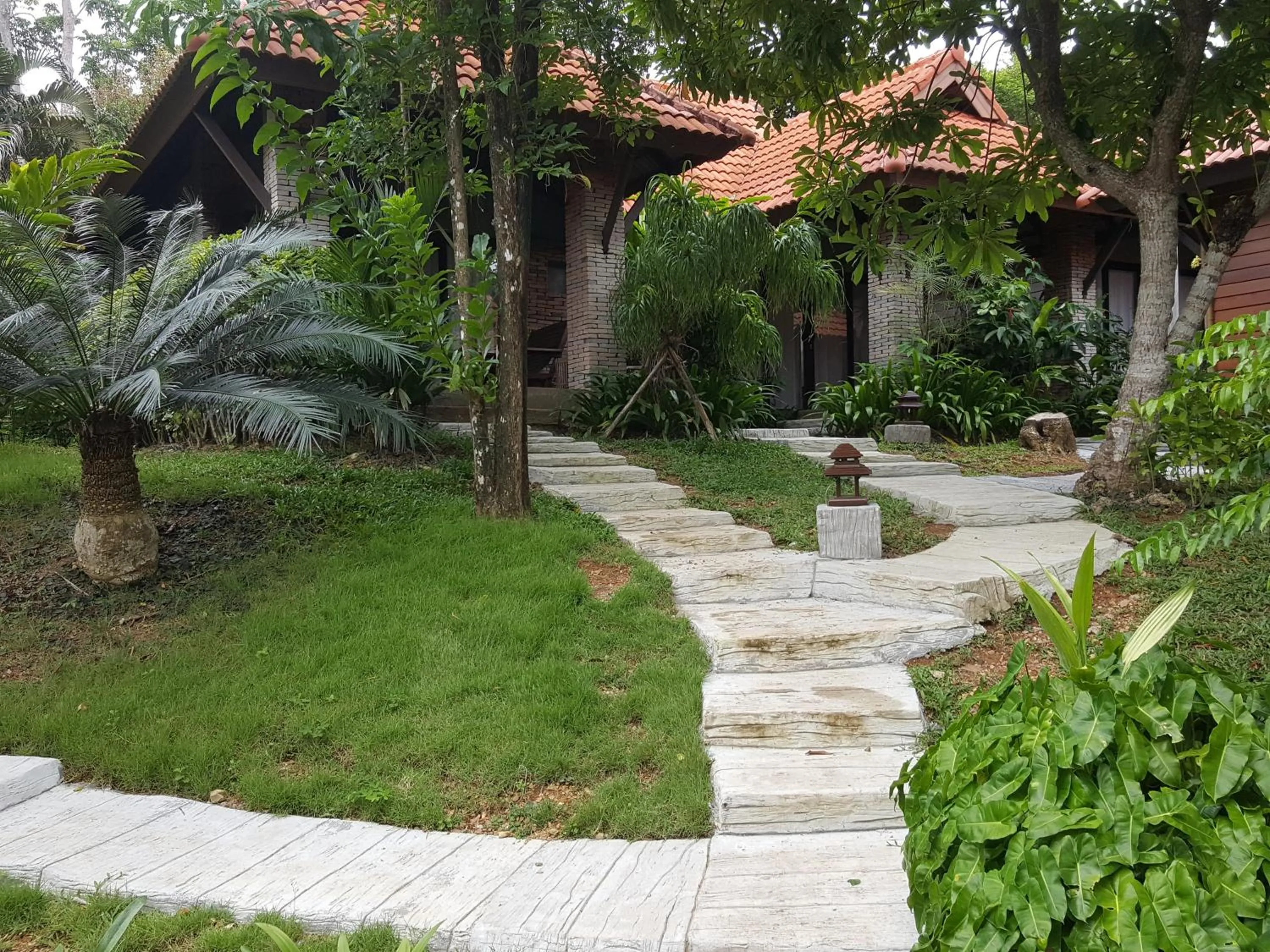 Garden in Tropicana Lanta Resort