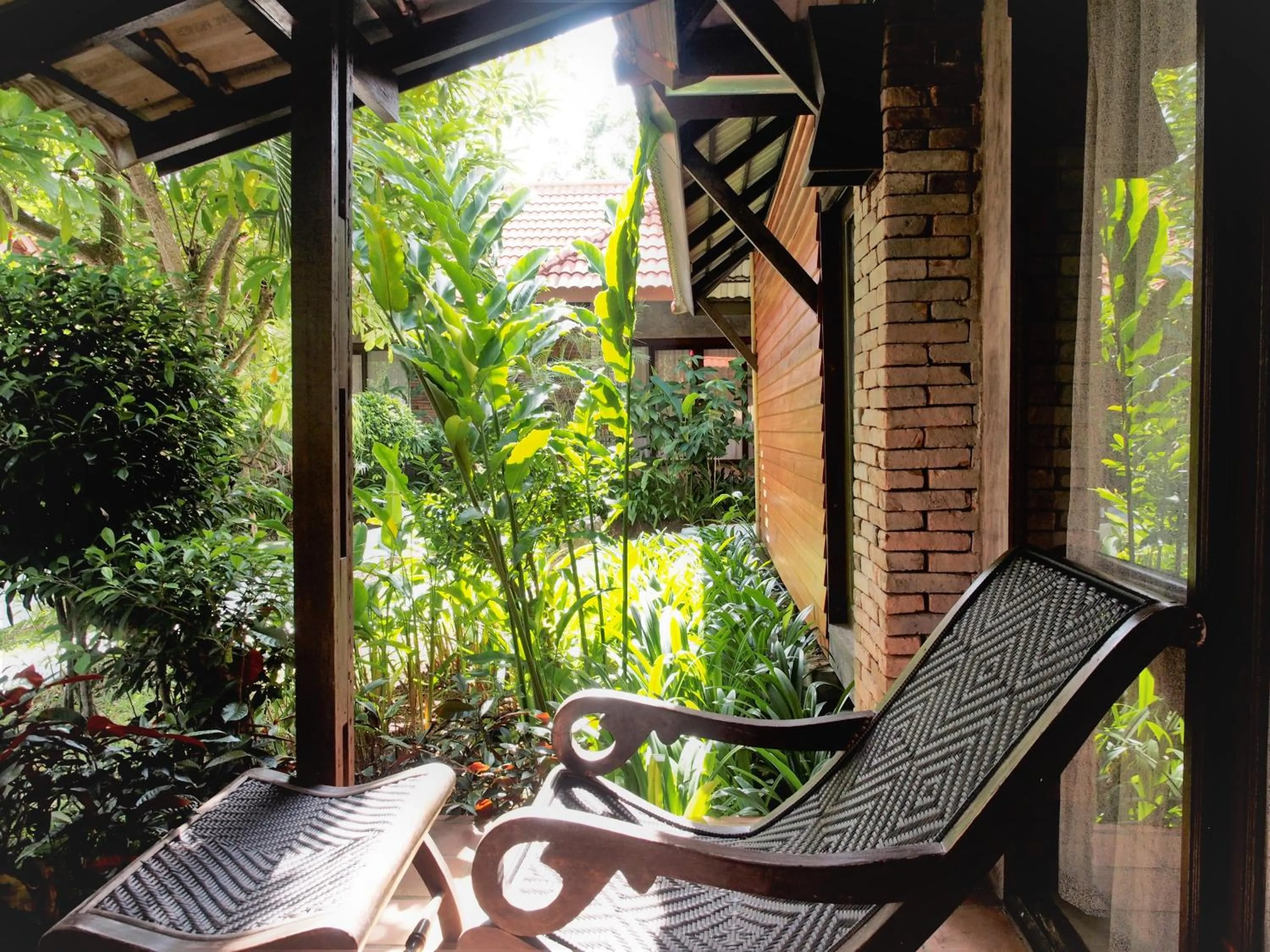 Patio in Tropicana Lanta Resort