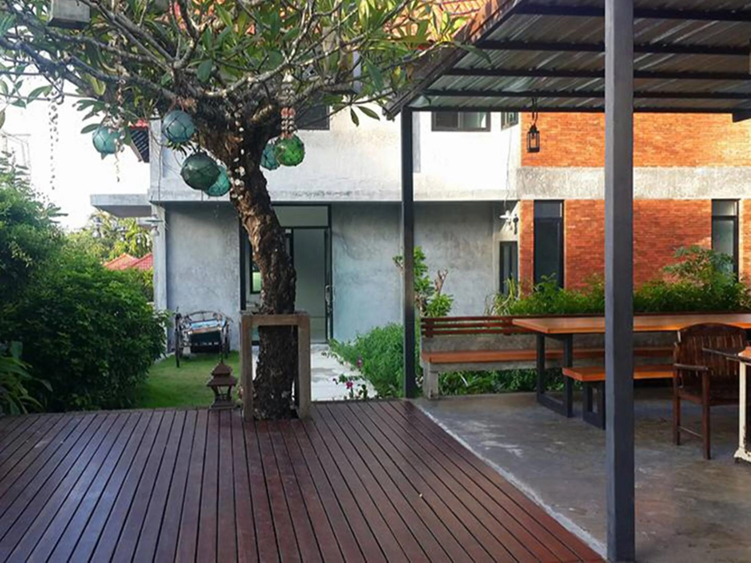 Patio in Tropicana Lanta Resort