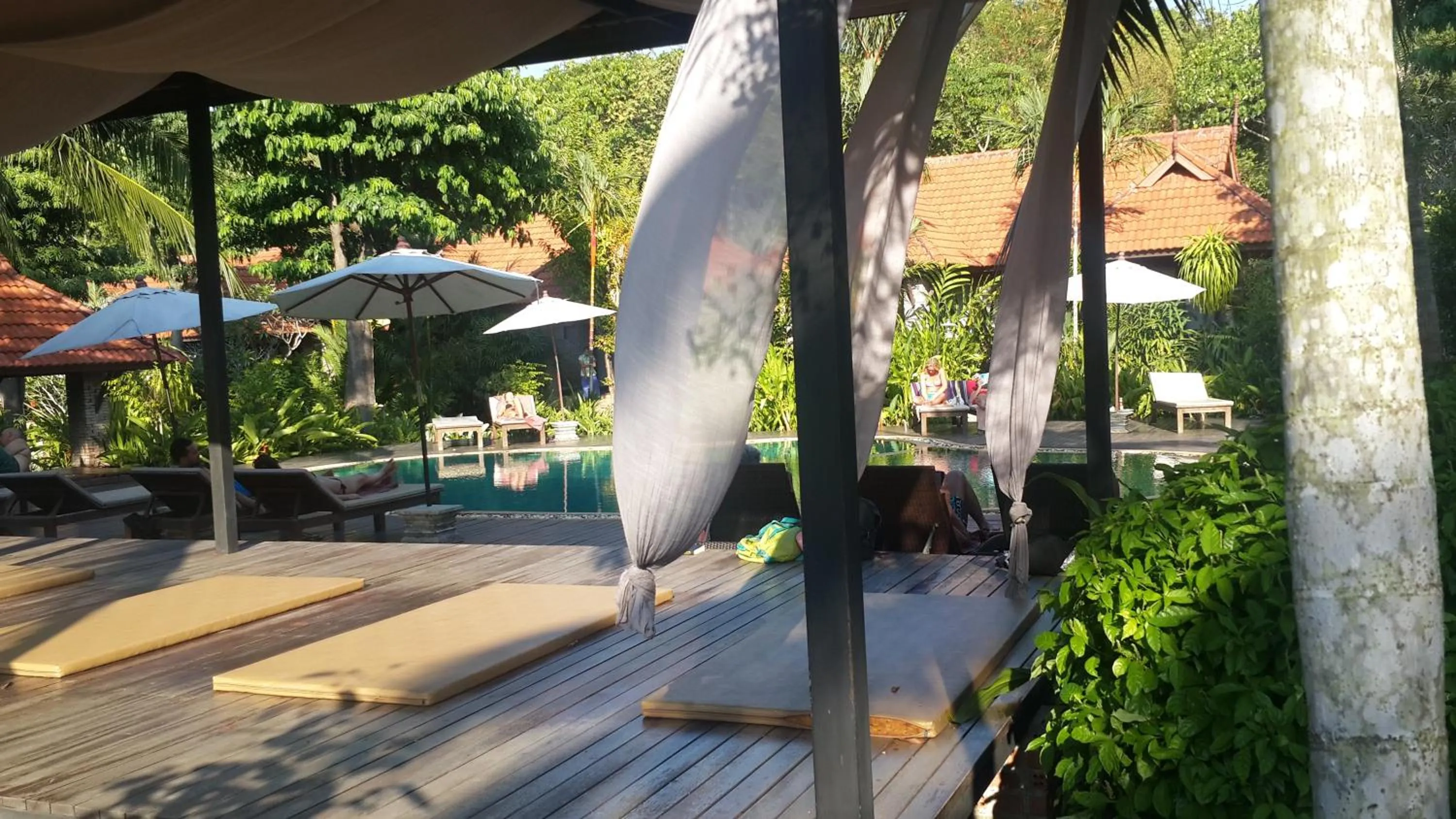 Patio in Tropicana Lanta Resort