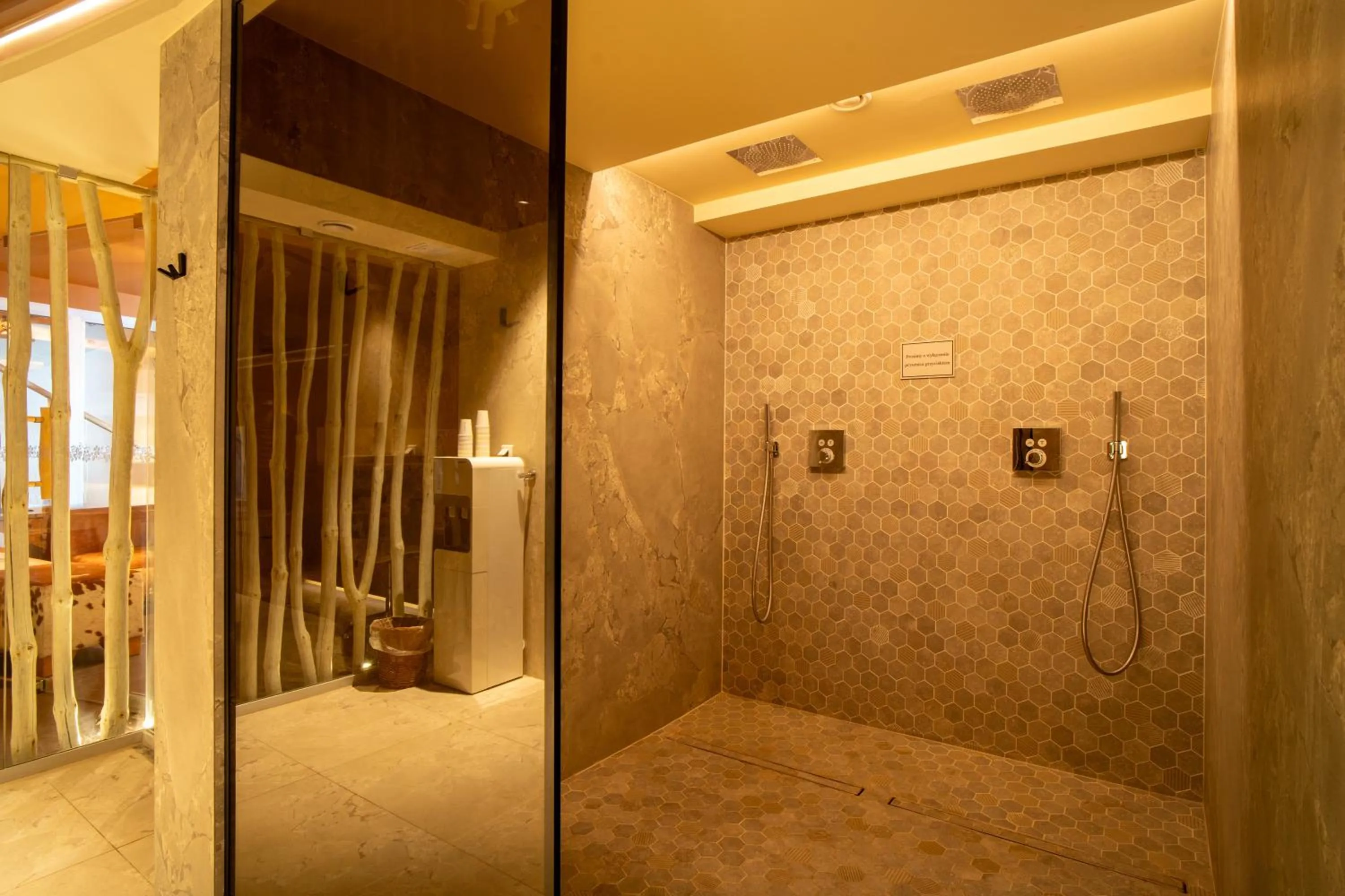 Shower, Bed in Hotel Głęboczek Vine Resort& Spa