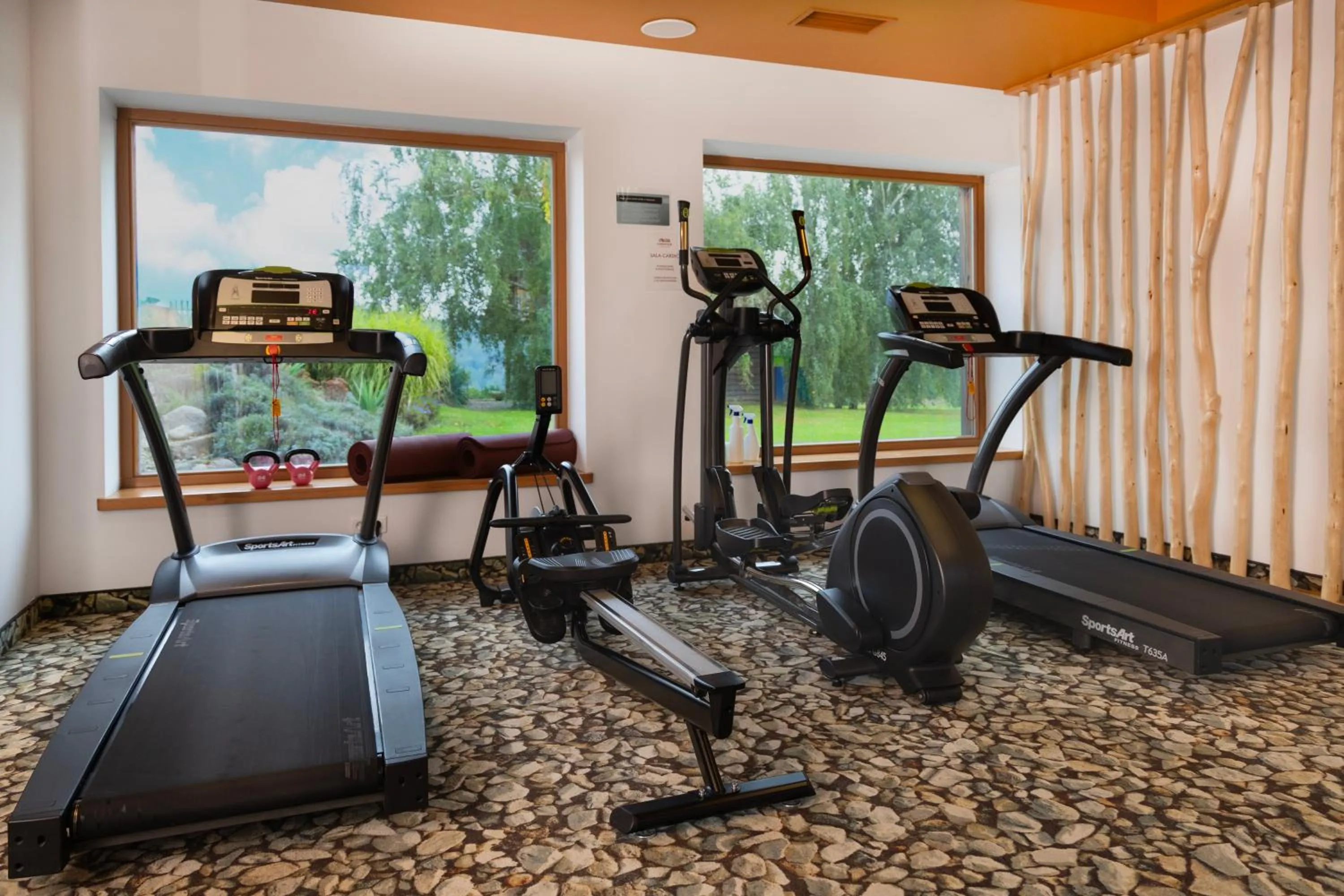 Fitness centre/facilities in Hotel Głęboczek Vine Resort& Spa