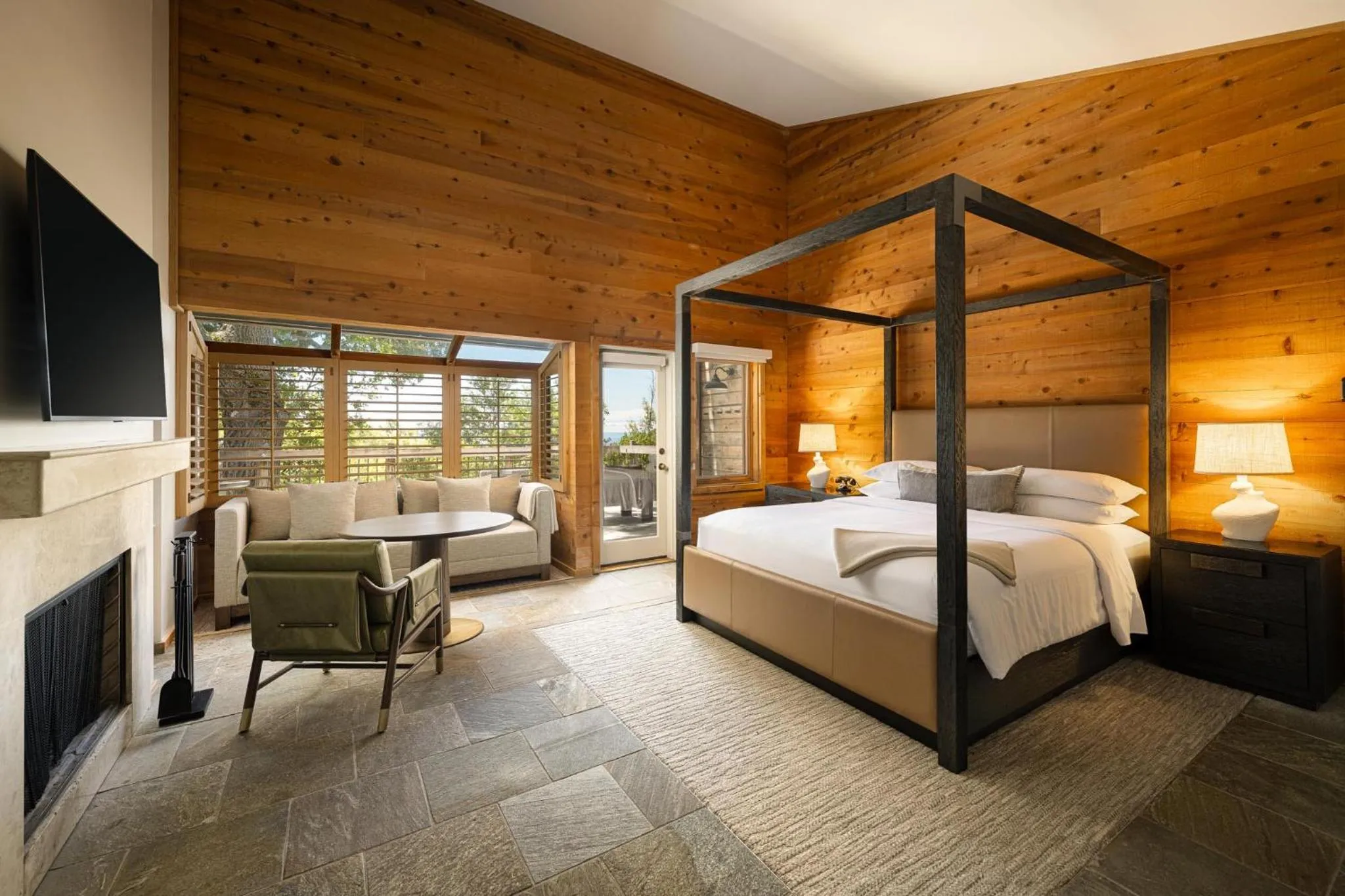 Bed in Alila Ventana Big Sur - Inclusive Resort