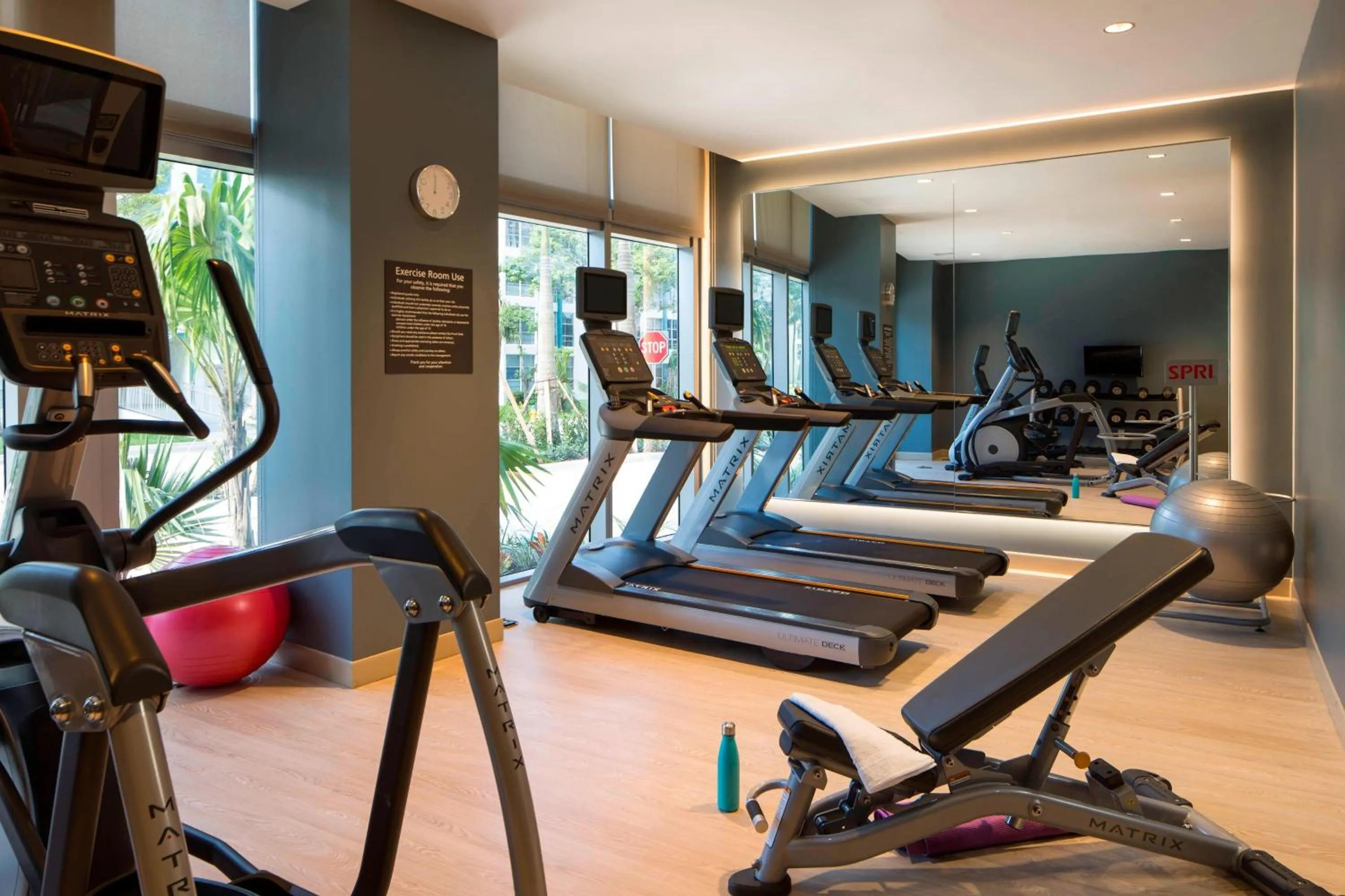 Fitness centre/facilities in Residence Inn Miami Sunny Isles Beach