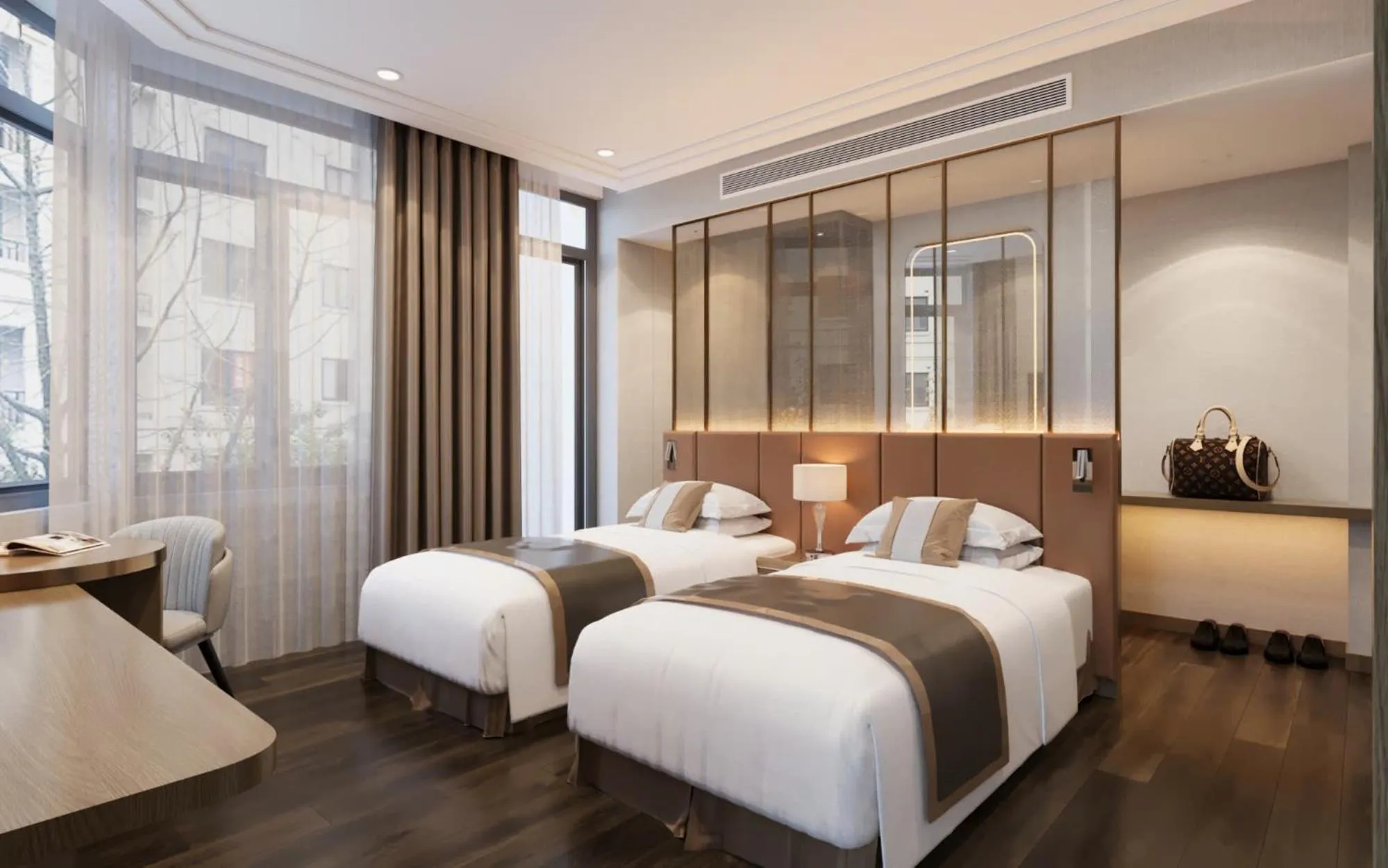 Bed in Hong Ngoc Cochinchine Boutique Hotel & Spa