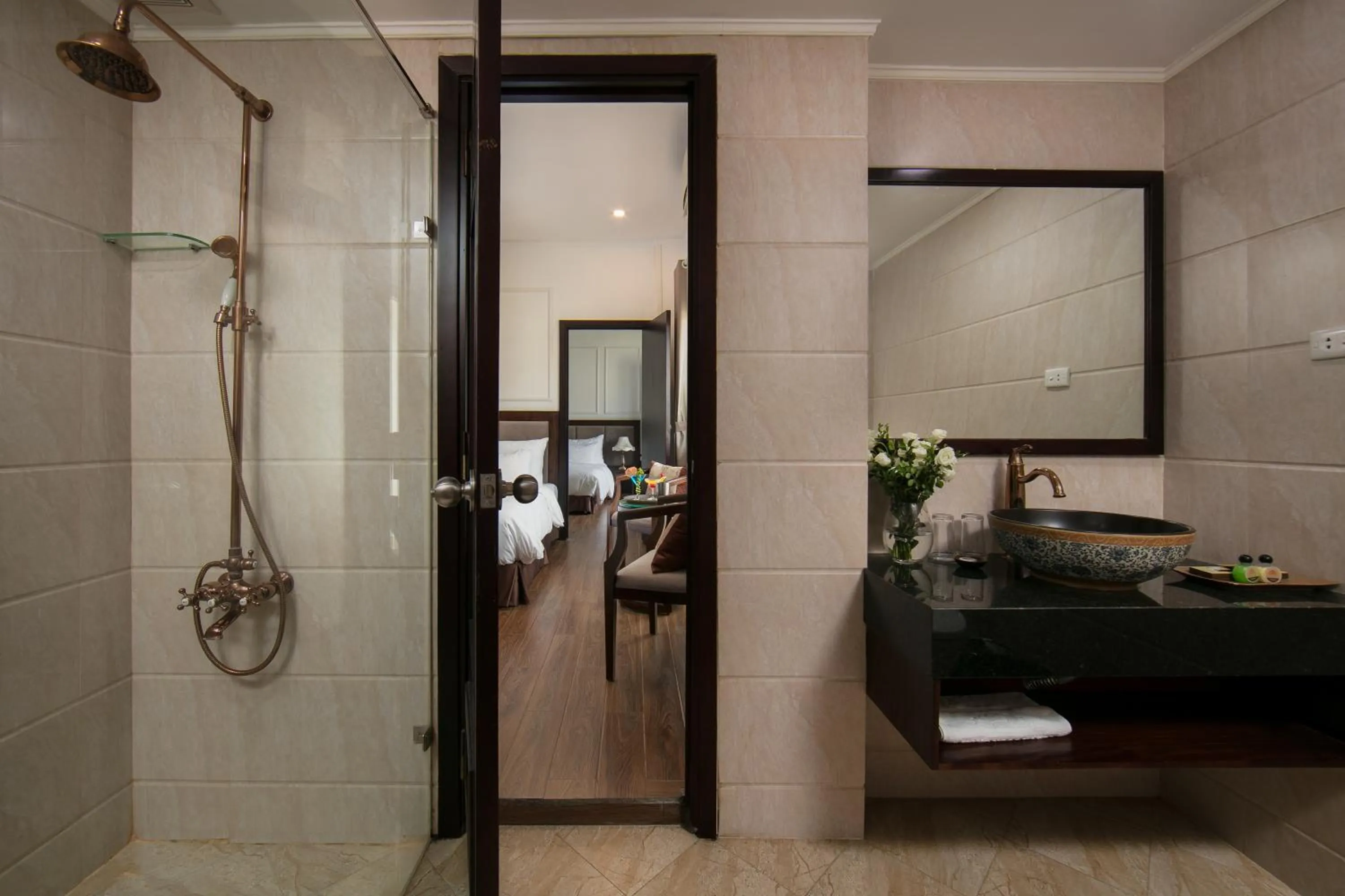 Bathroom in Hong Ngoc Cochinchine Boutique Hotel & Spa