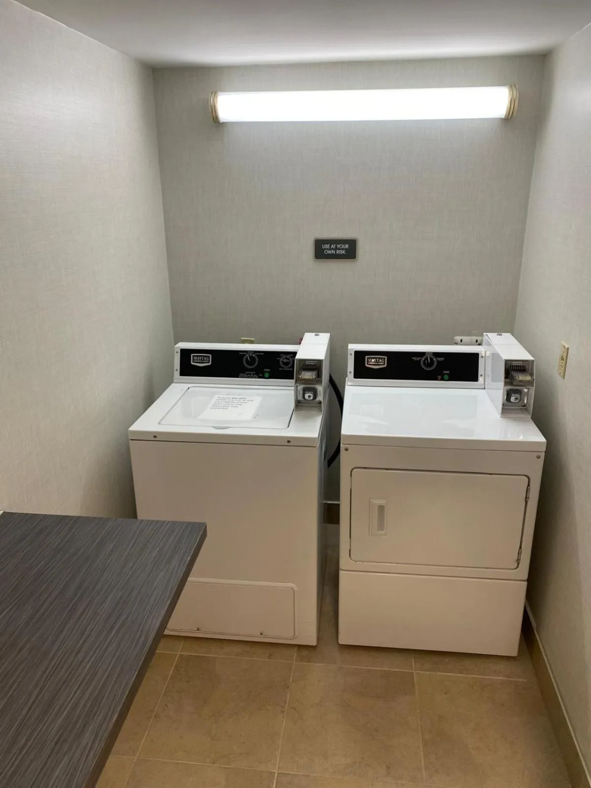 laundry in Comfort Inn