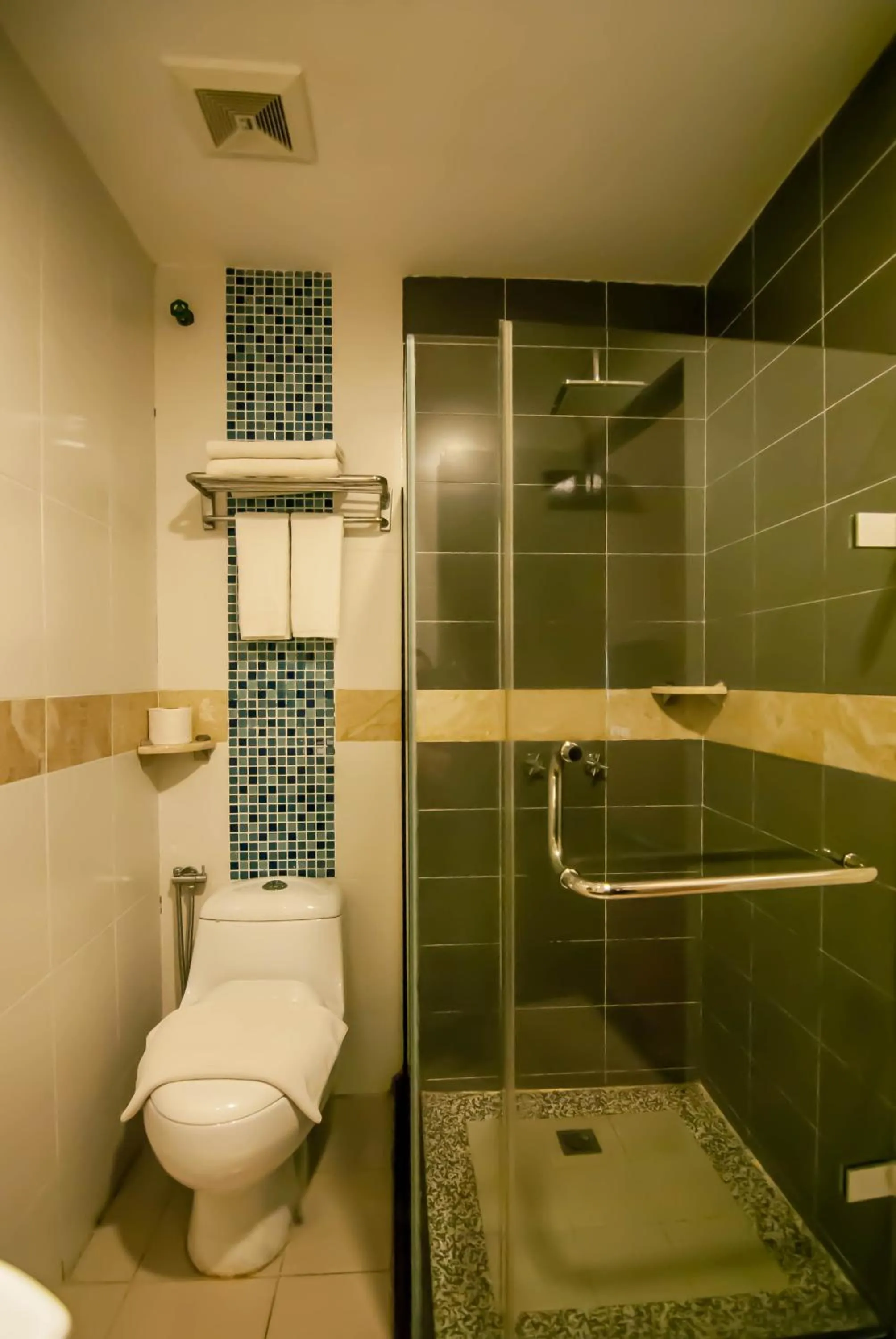 Shower in KK Times Square Hotel