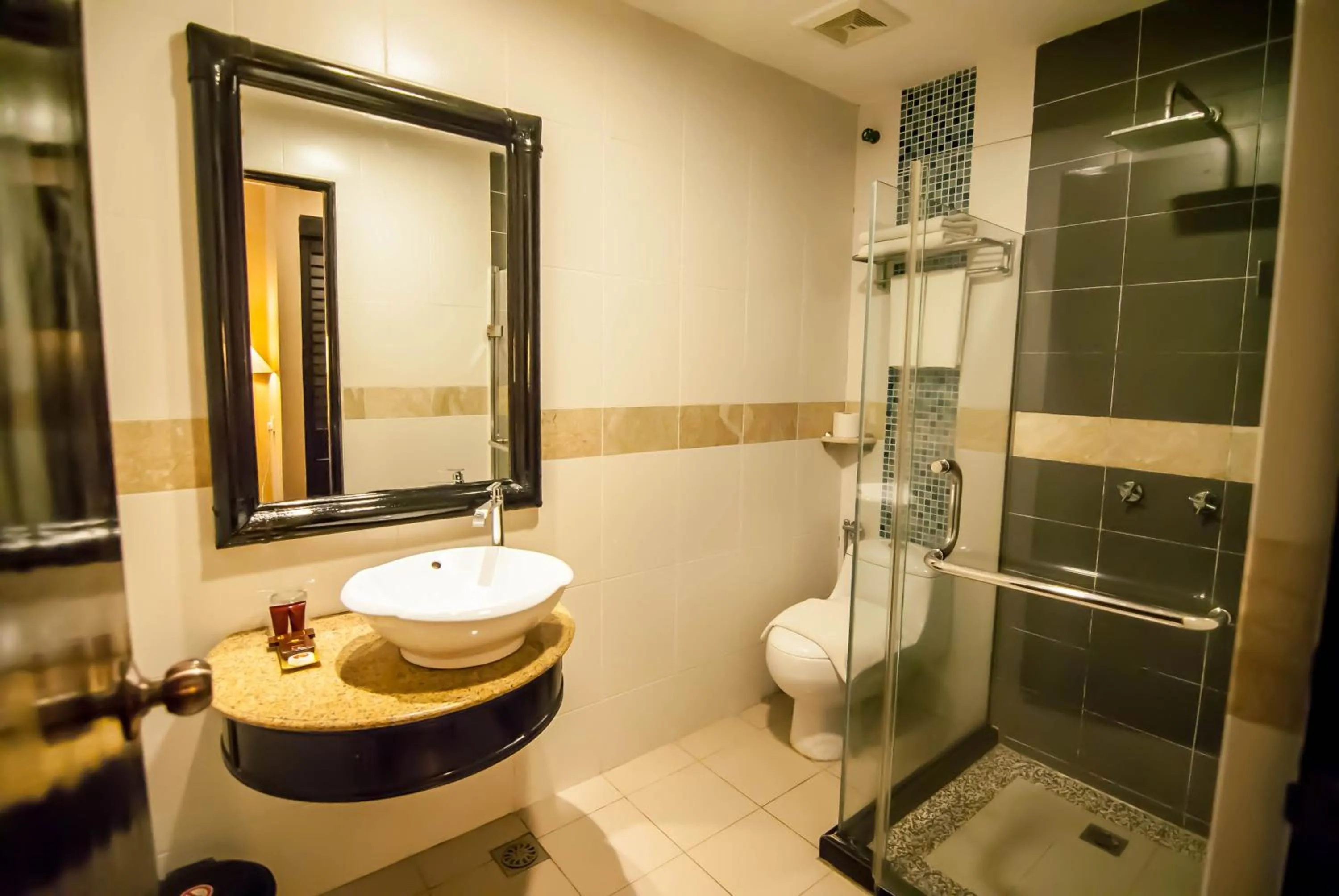 Shower in KK Times Square Hotel