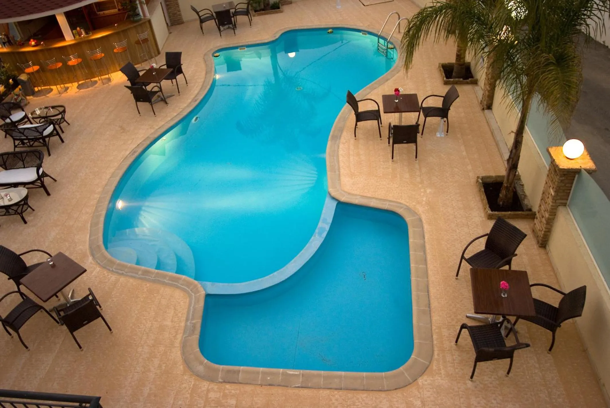 Swimming pool in Theoxenia Hotel Apartments