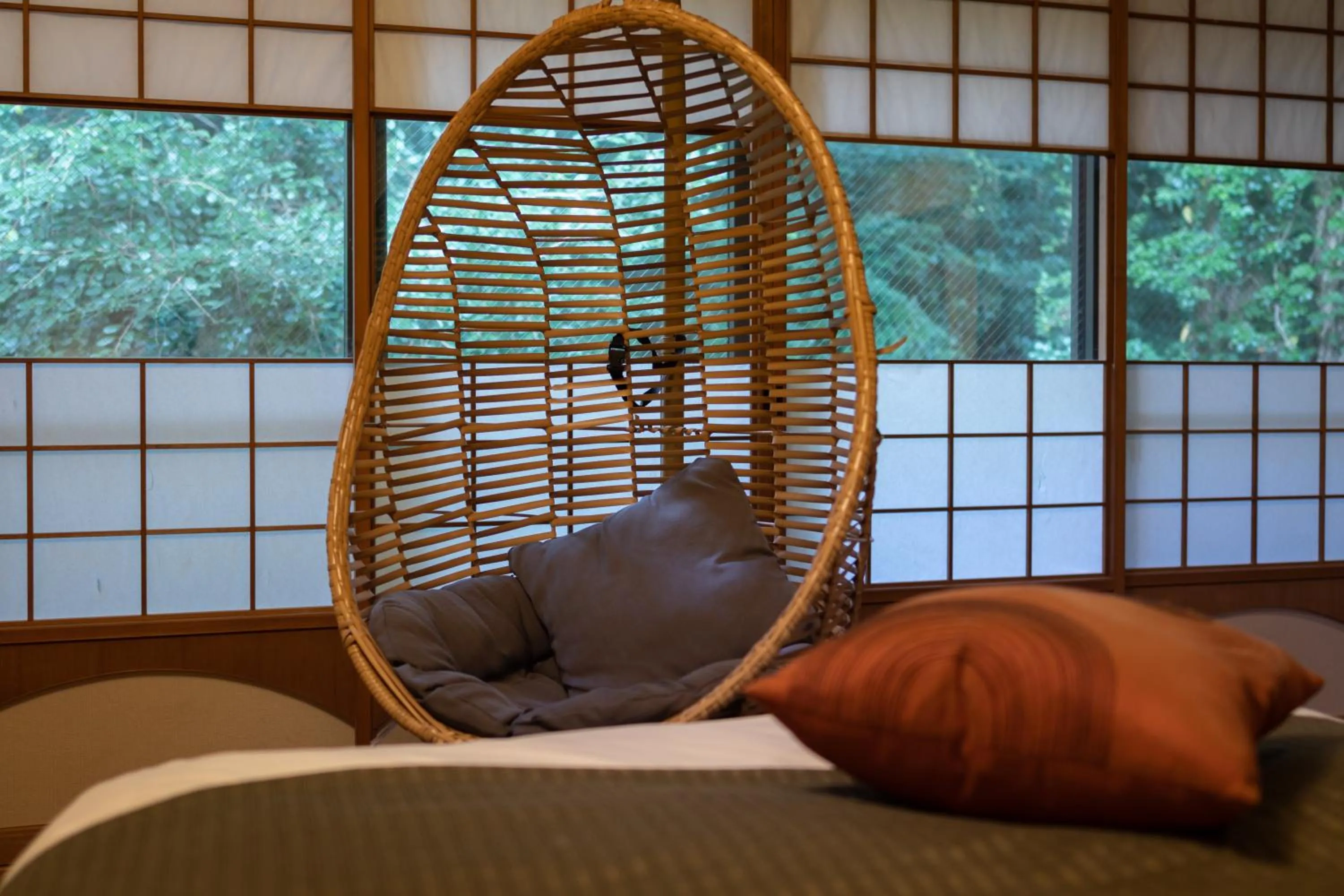 Photo of the whole room, Bed in Mori no Nanakusa