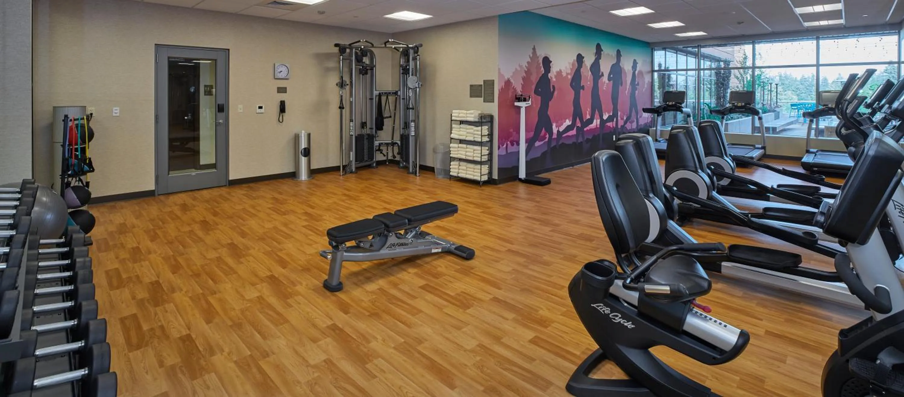 Fitness centre/facilities in Hyatt Place Eugene/Oakway Center