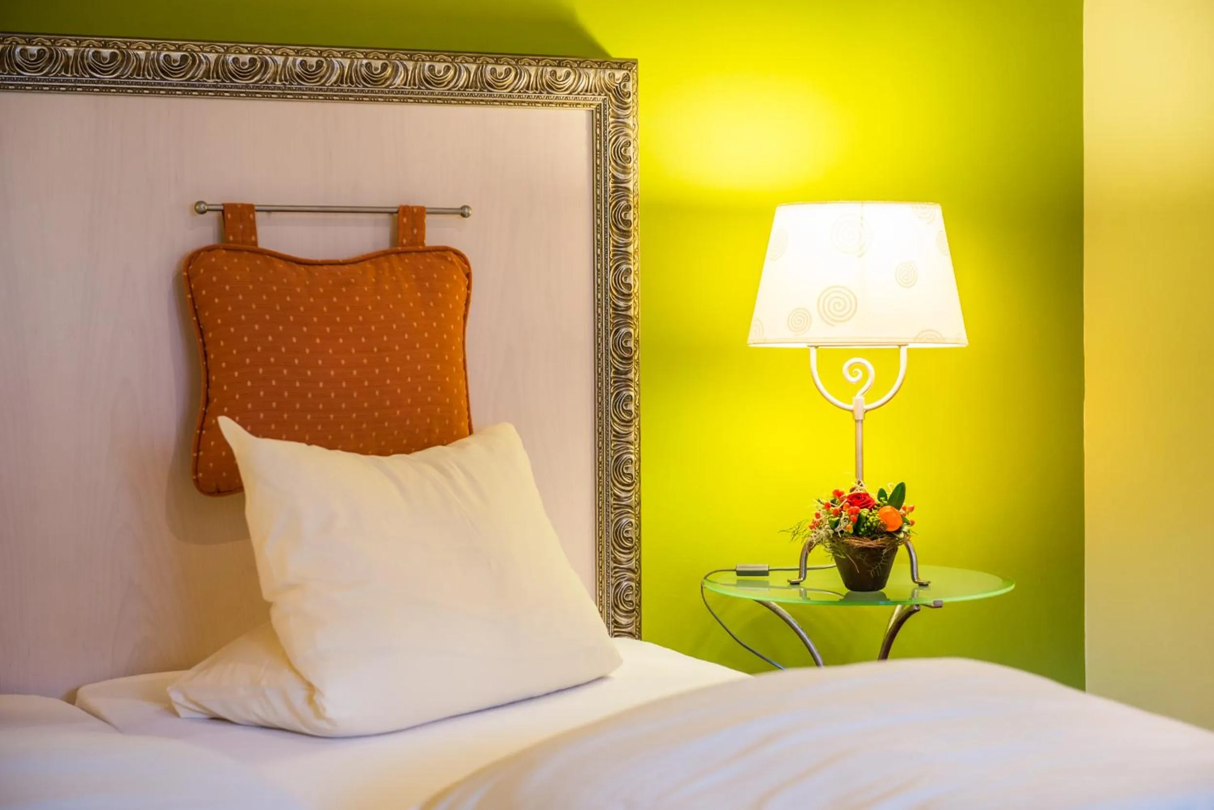 Decorative detail, Bed in Hotel La Cruna