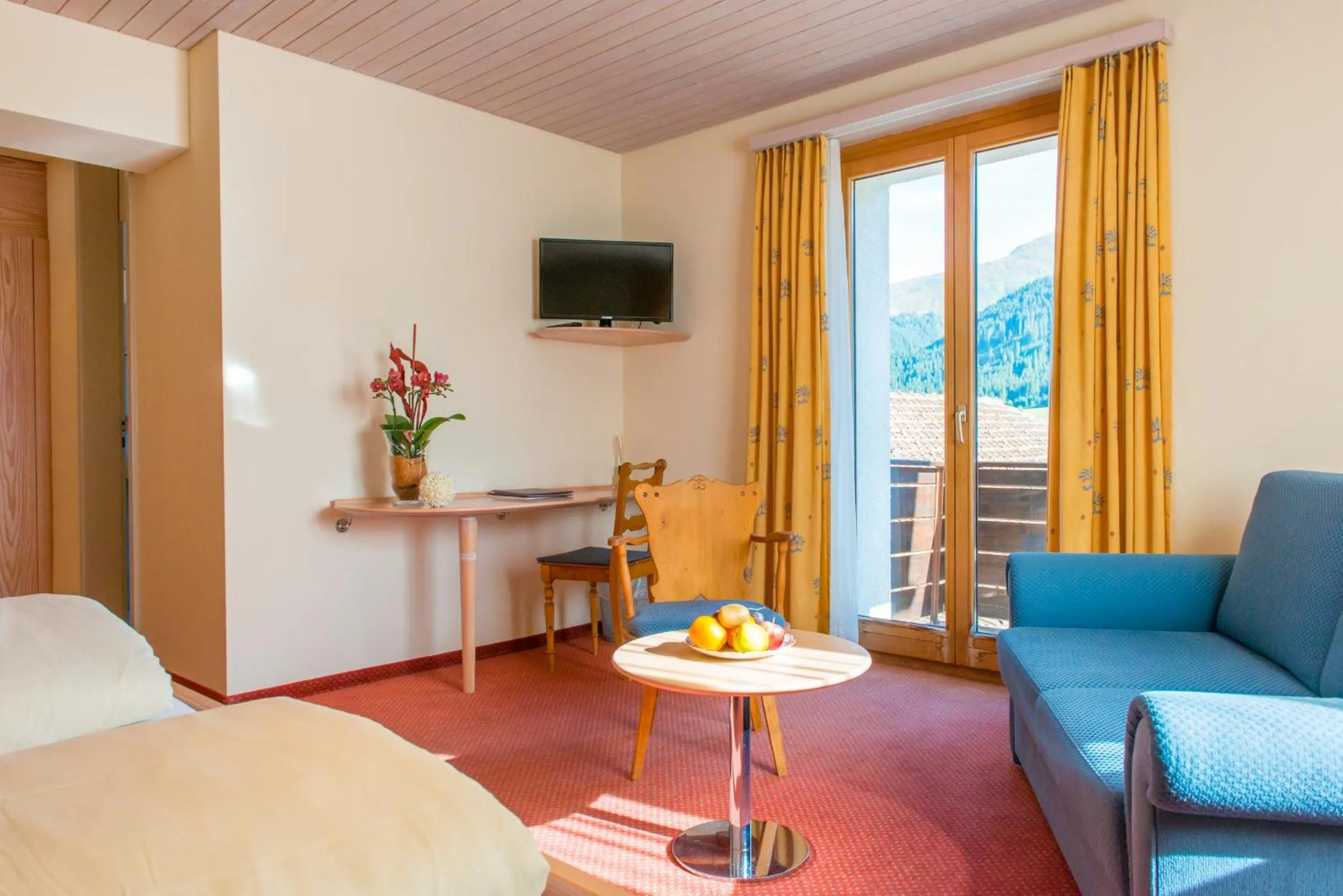 Seating area in Hotel La Cruna