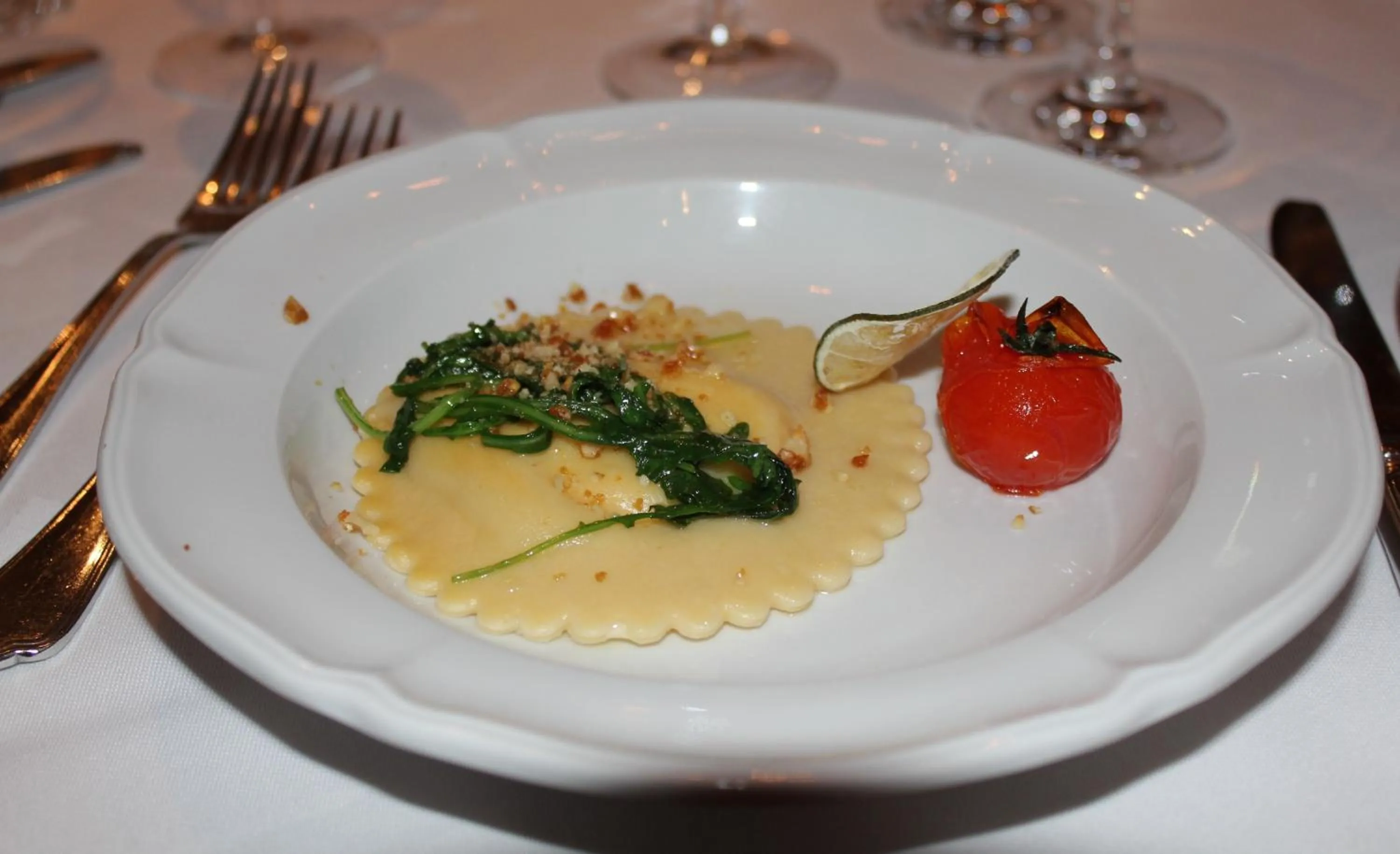 Food in Hotel La Cruna