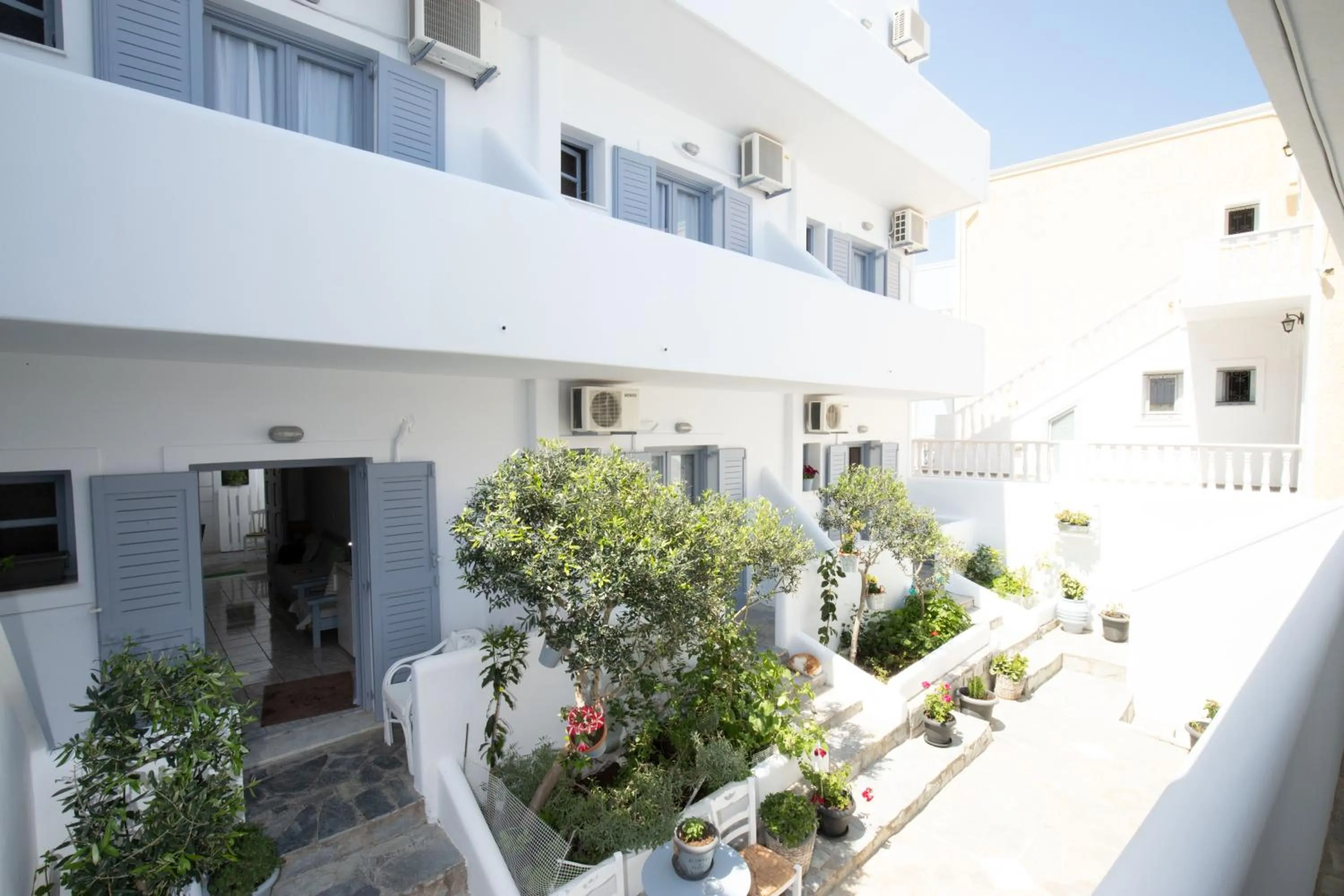 Patio in Zacharakis Studios