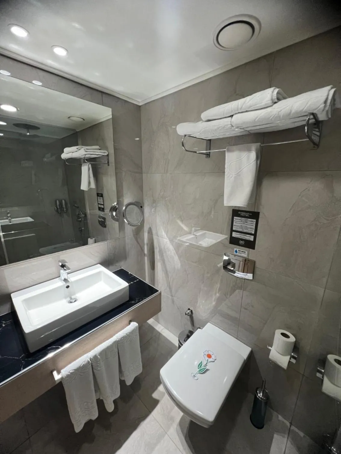 Shower in Darkhill Hotel