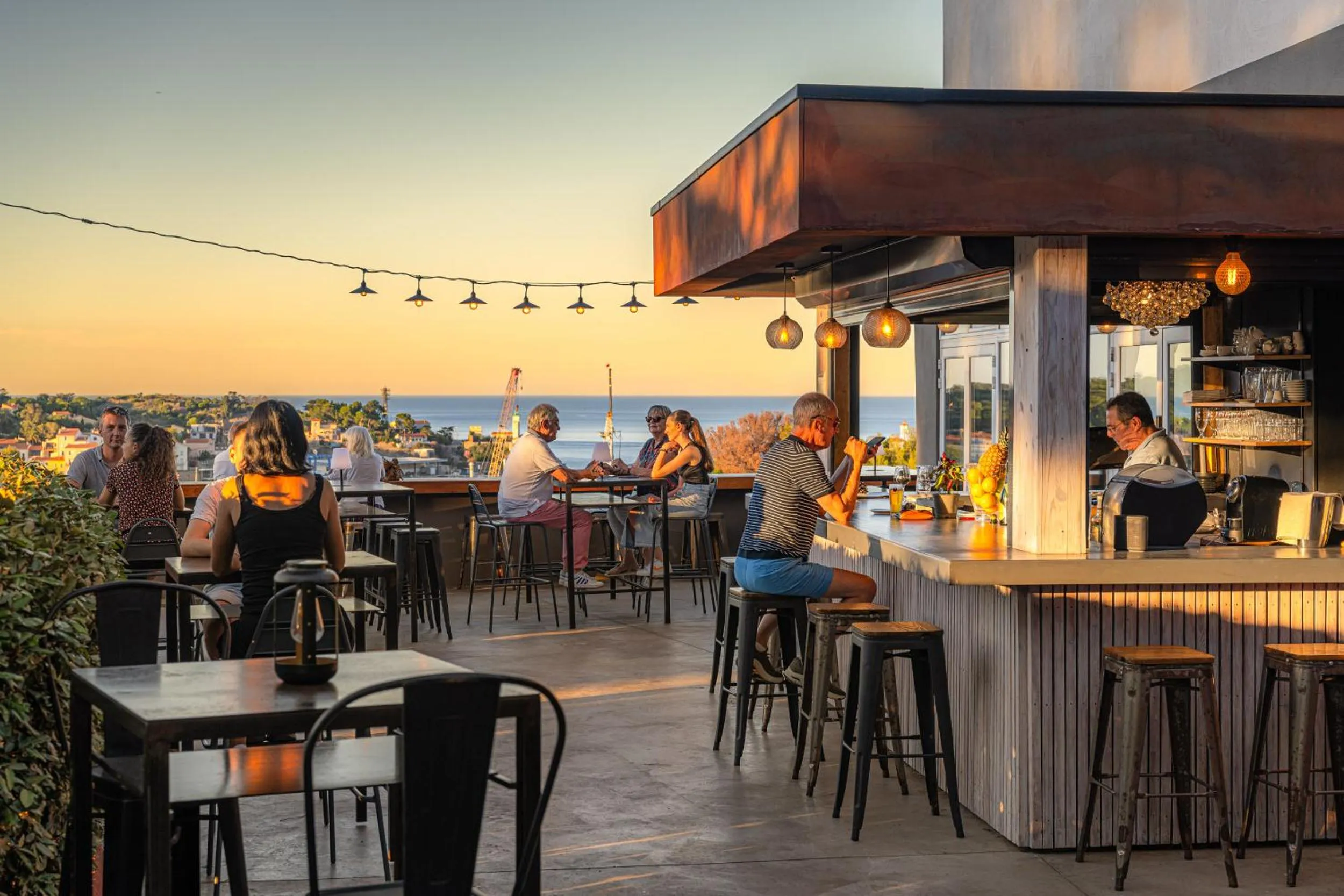 Lounge or bar in Les Jardins du Cèdre, Boutique hôtel & gastronomie