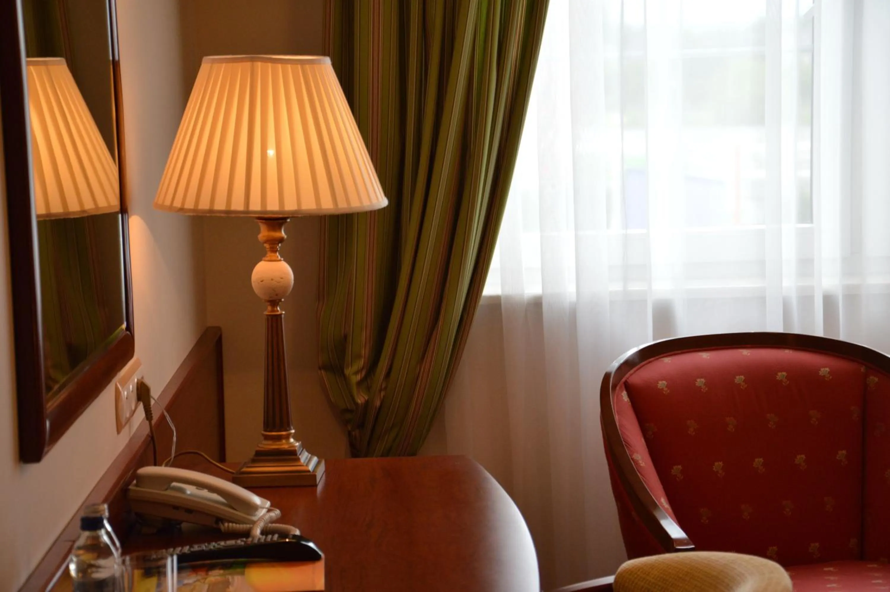 Seating area in Hotel Batory