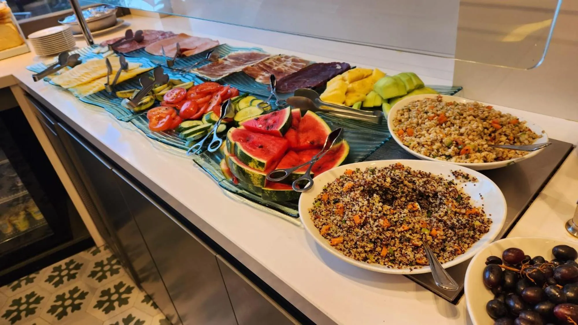 Buffet breakfast in The Village Boutique and SPA