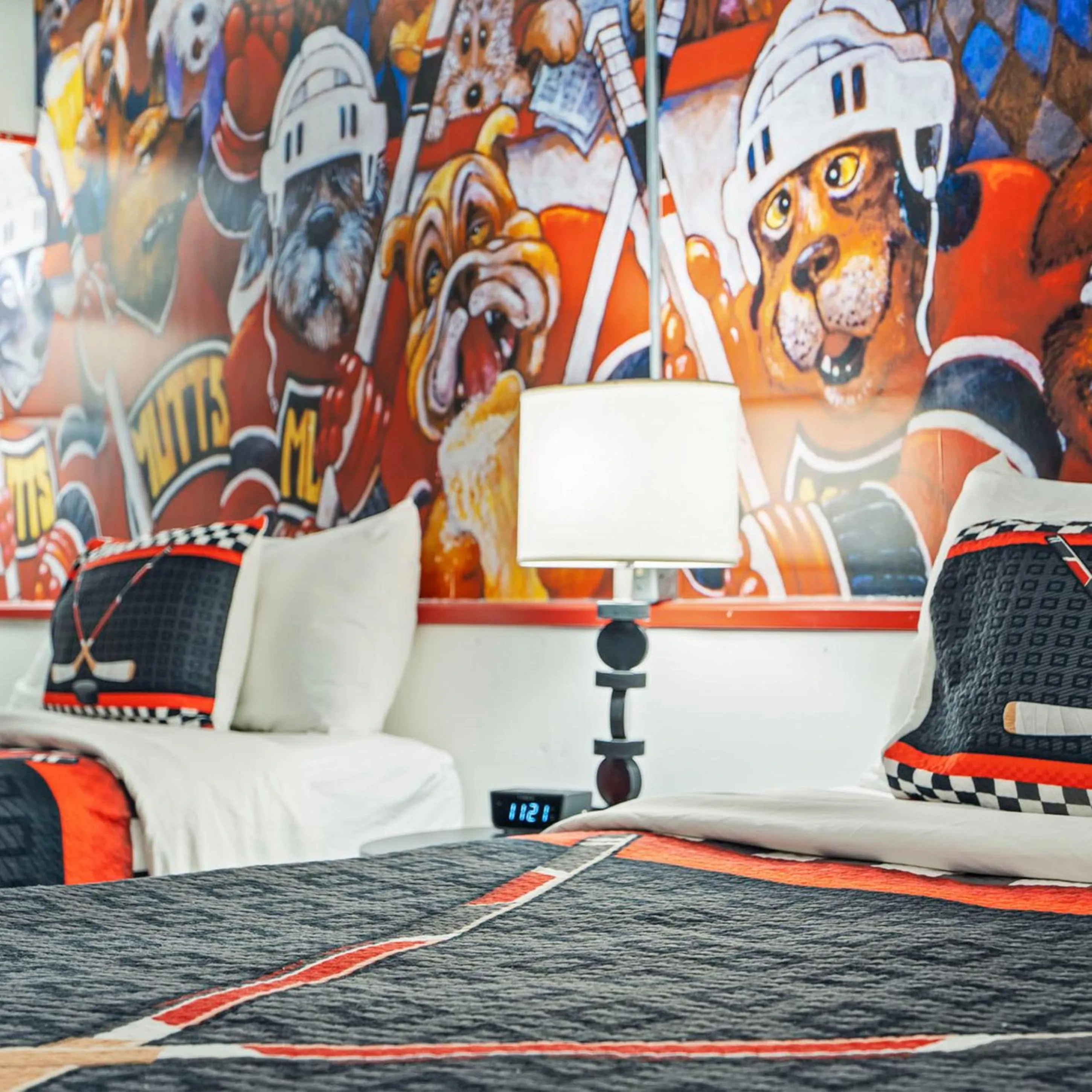 Bed in Travelodge Hotel by Wyndham Saskatoon