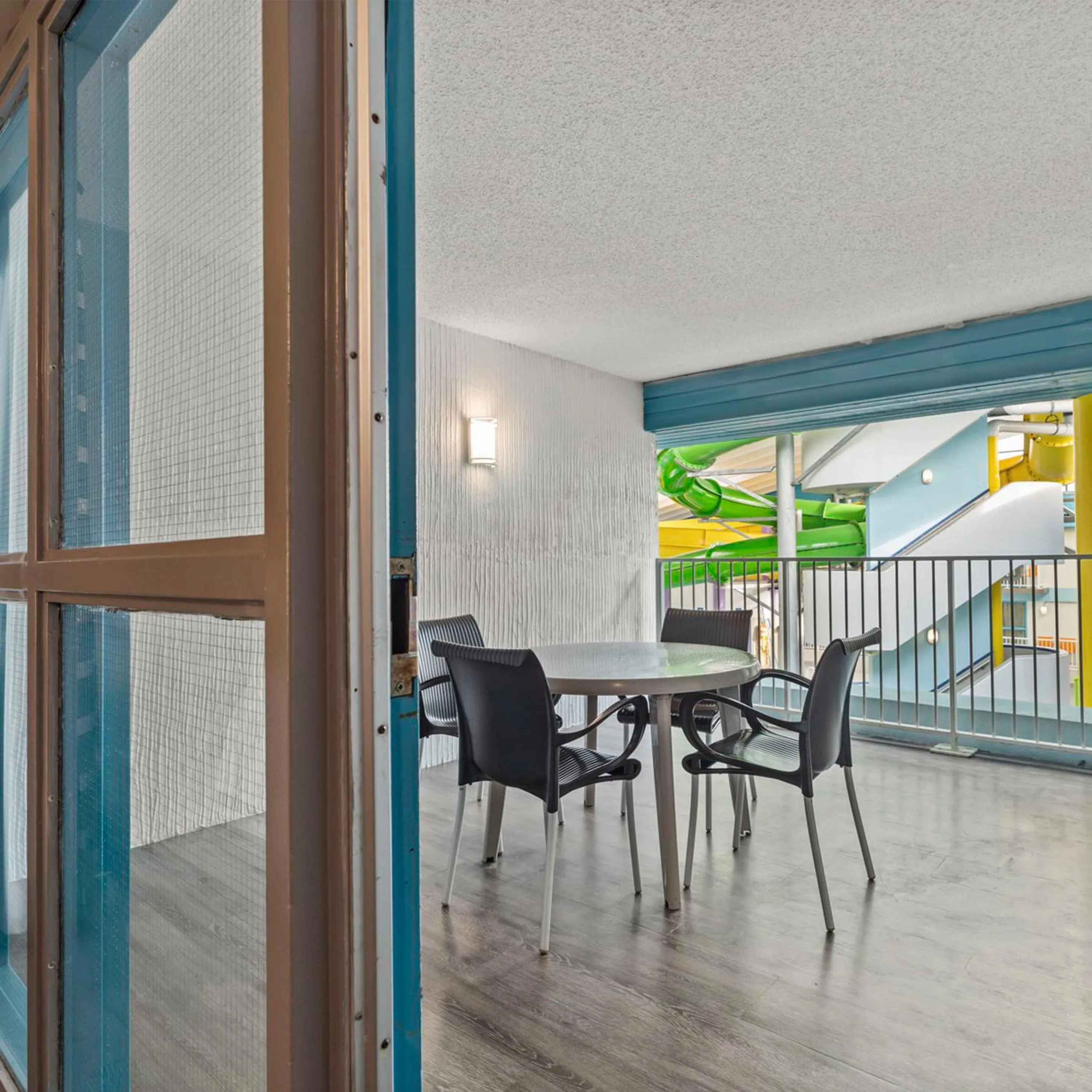 Patio in Travelodge Hotel by Wyndham Saskatoon