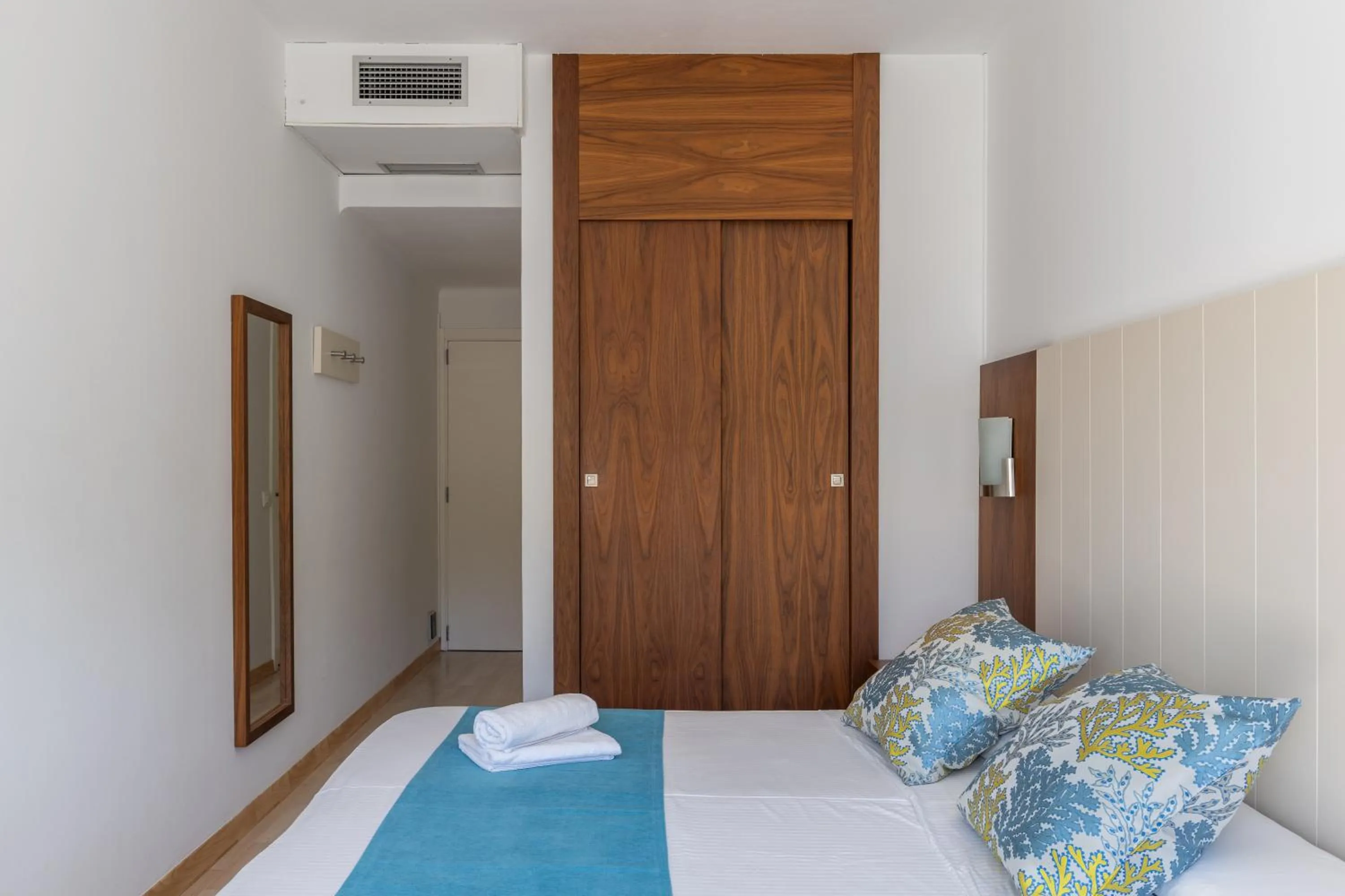 Bed in Hostal Neptuno