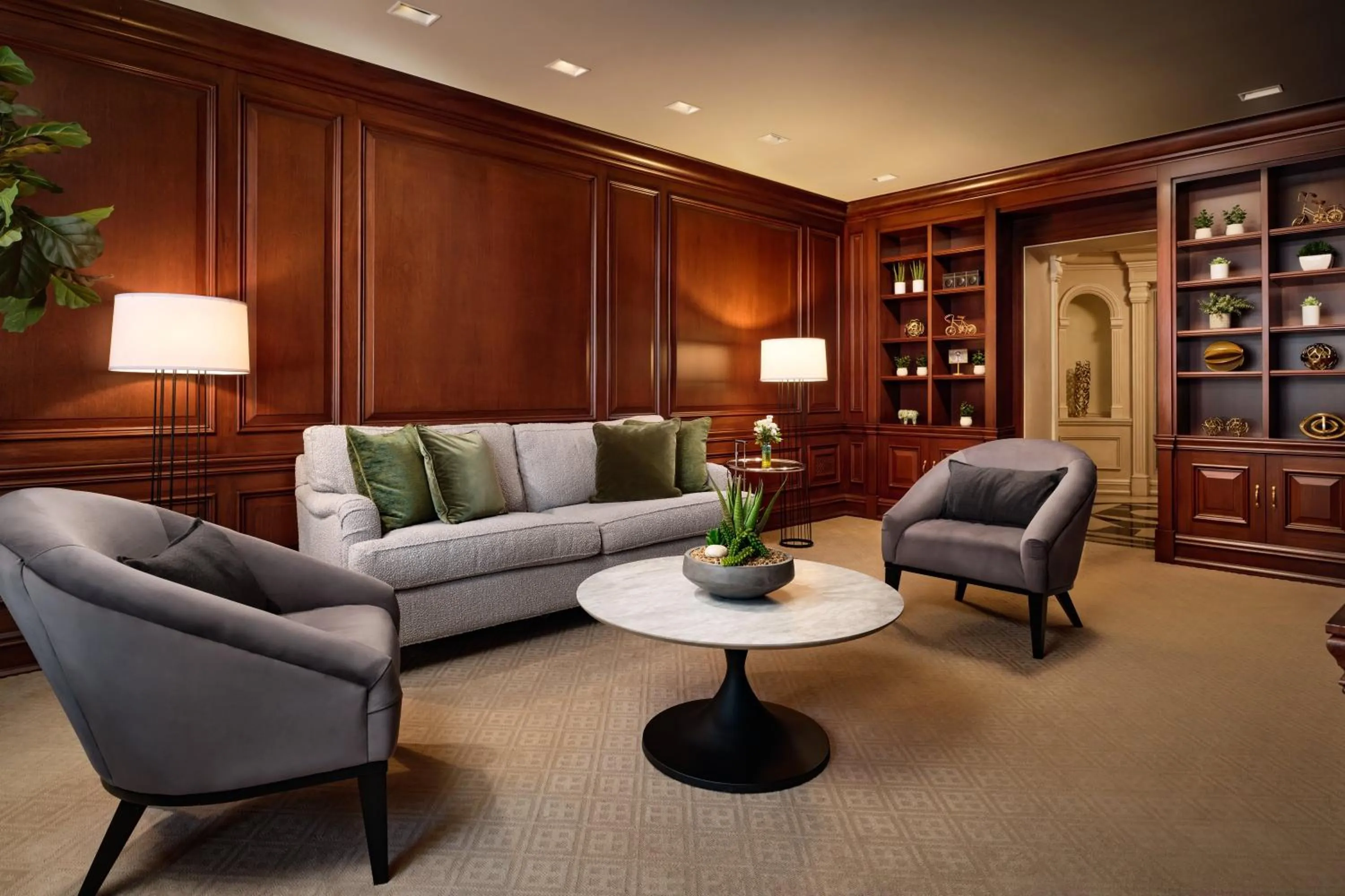 Bedroom in Loews Regency New York Hotel