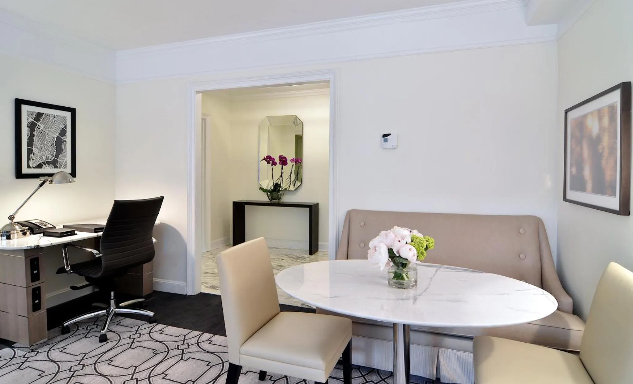 Photo of the whole room in Loews Regency New York Hotel