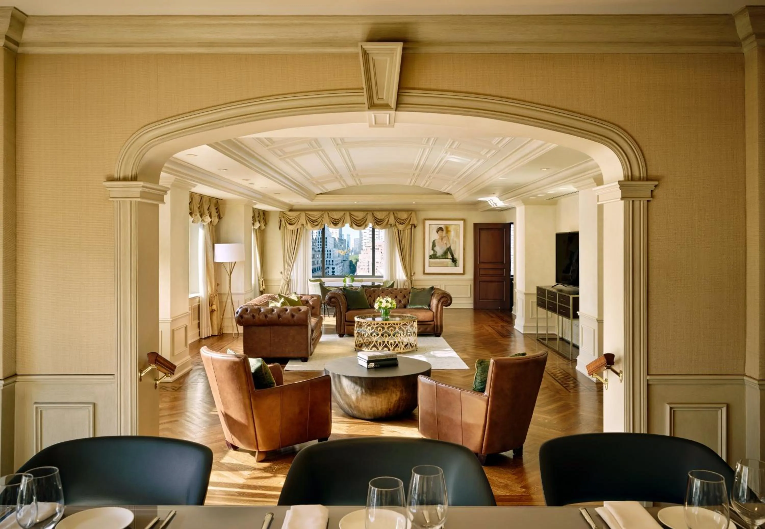 Living room in Loews Regency New York Hotel