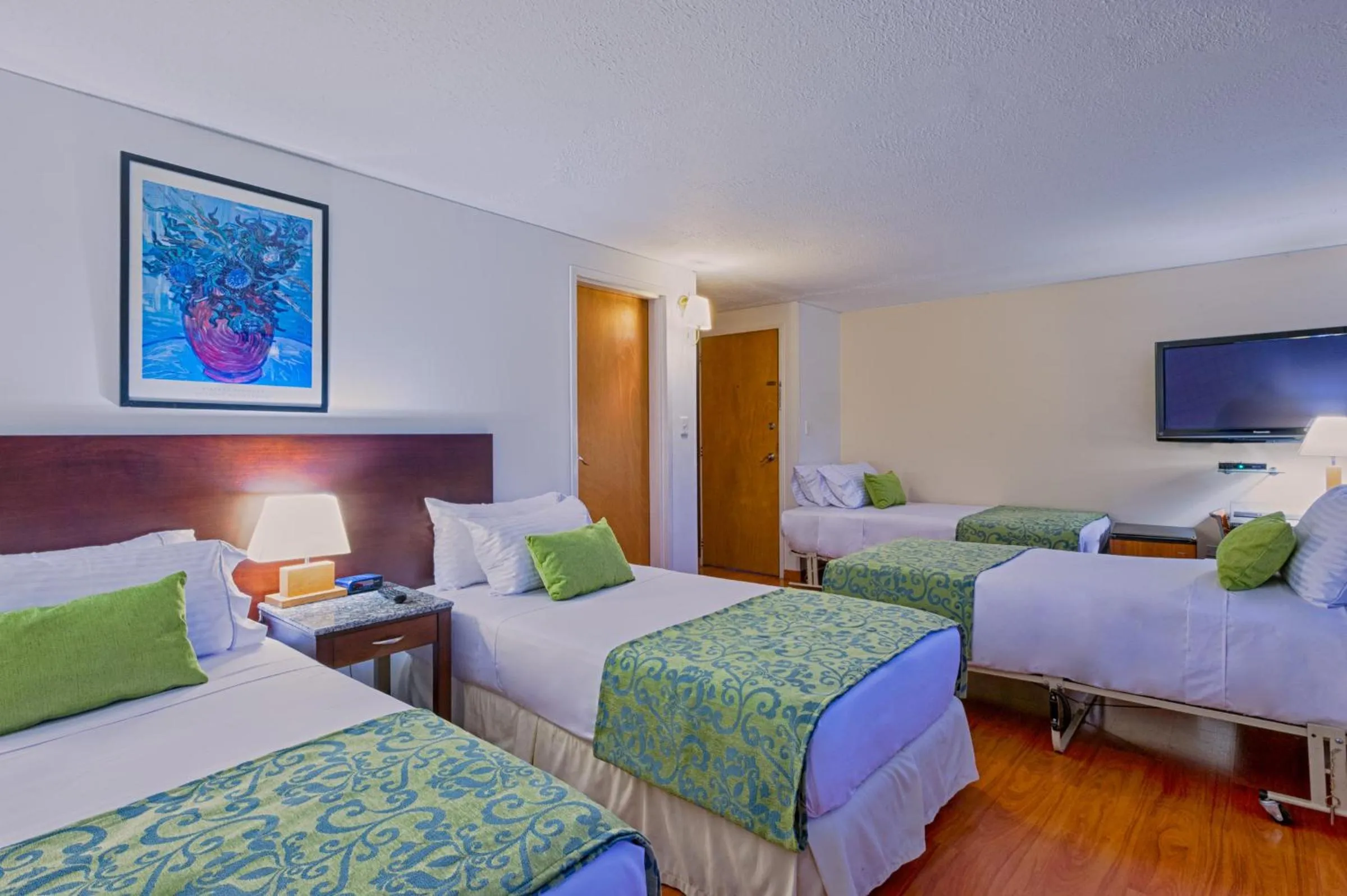 Decorative detail, Bed in Hotel Oceanía Bogotá Museo