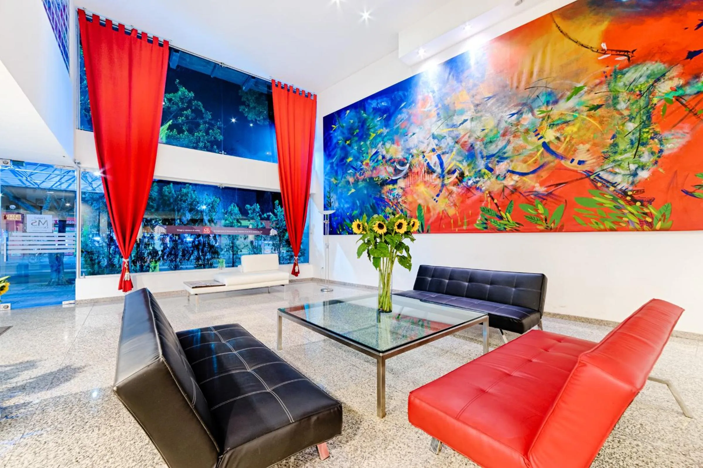 Lobby or reception in Hotel Oceanía Bogotá Museo