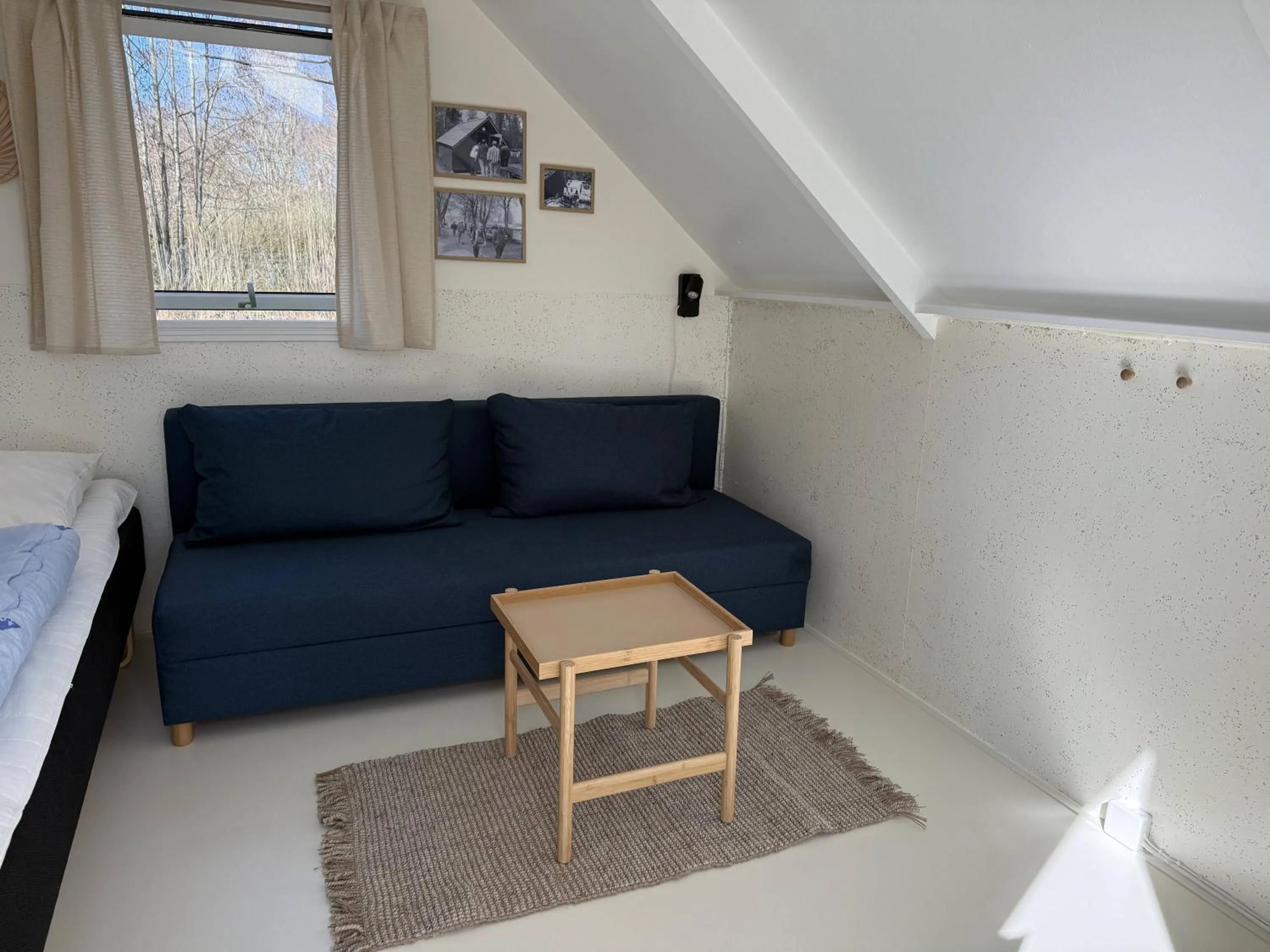 Seating area in Frederiksværk Camping & Hostel