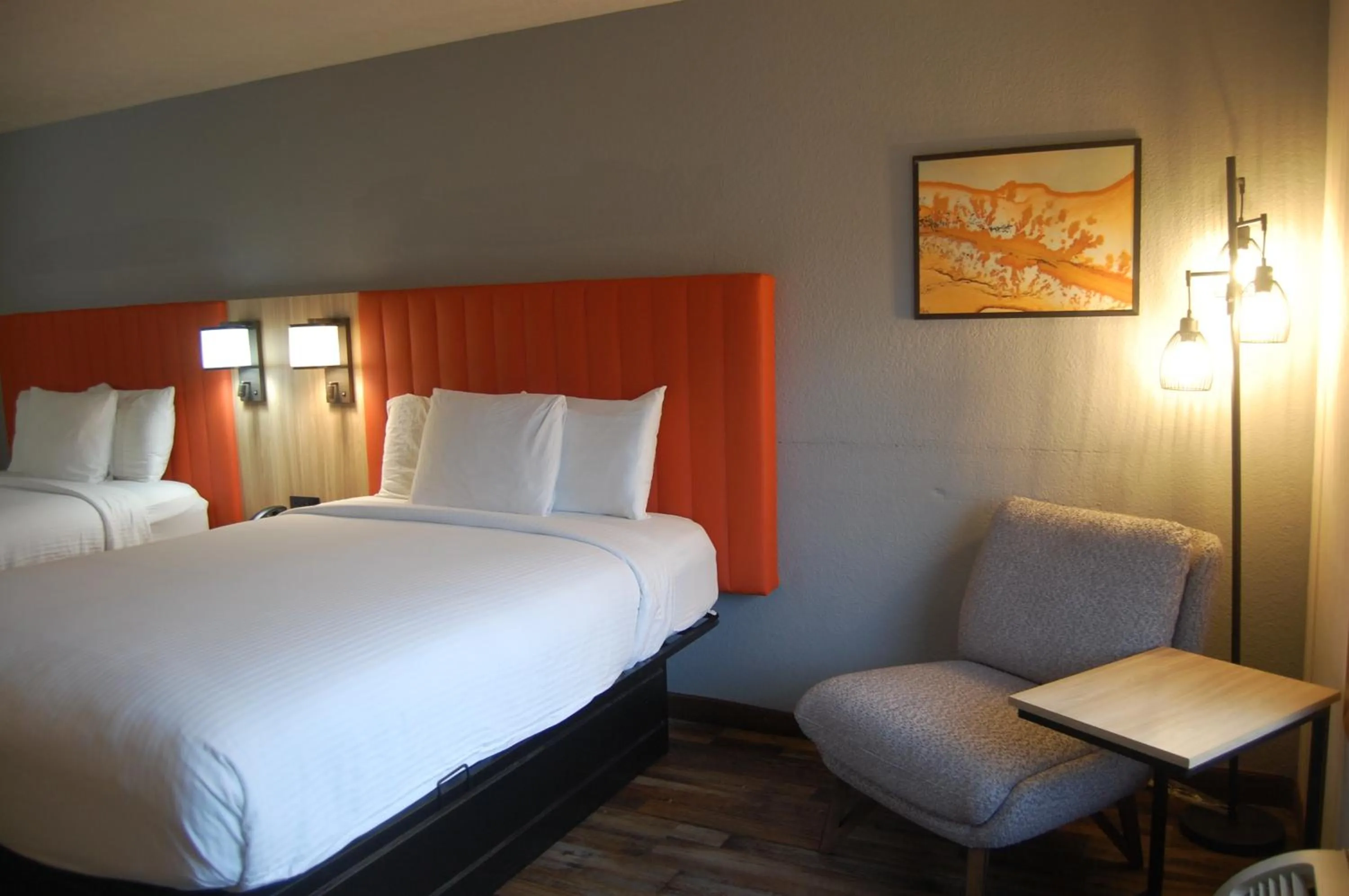 Bed in Vacation Lodge