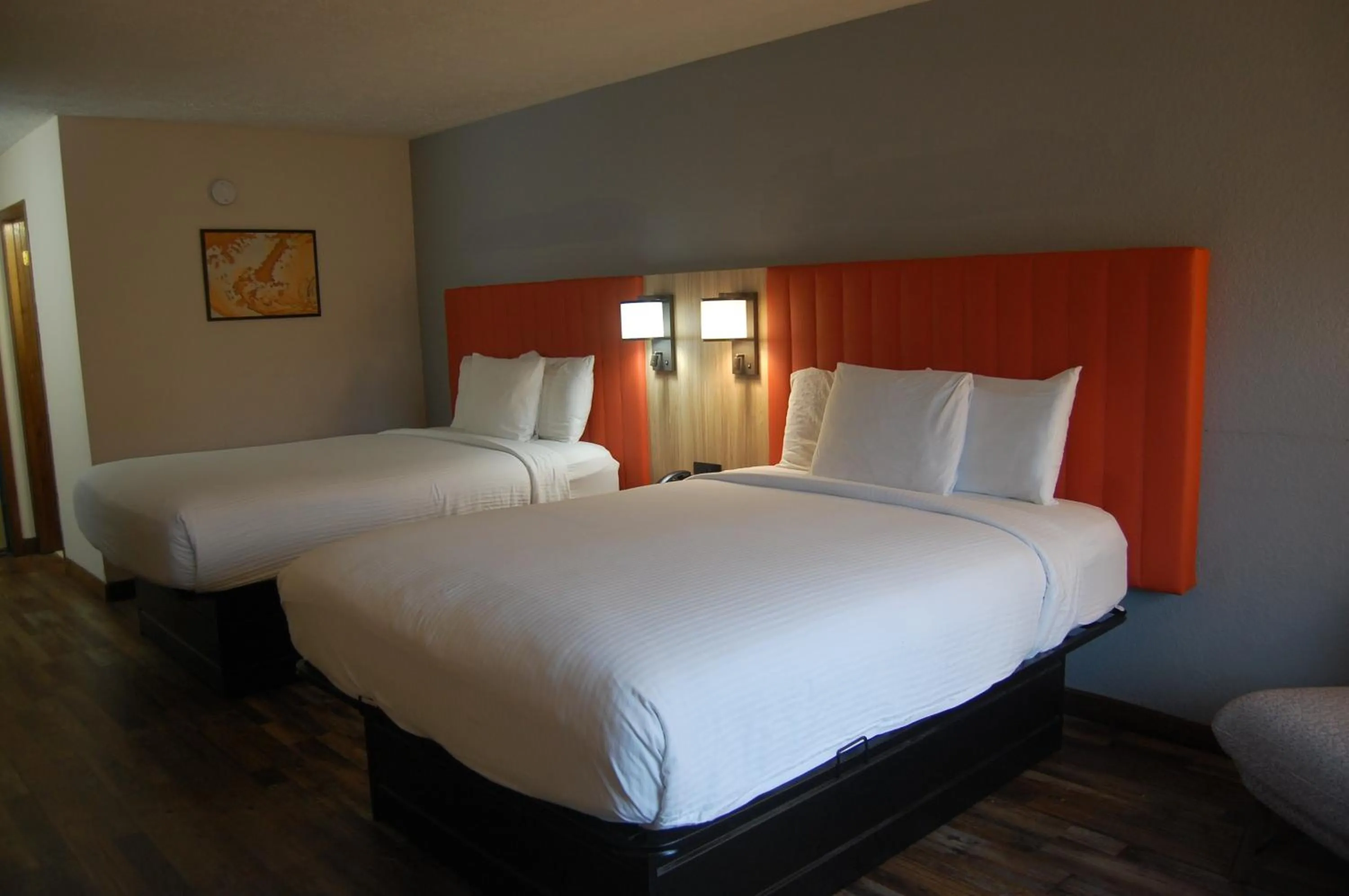 Bed in Vacation Lodge