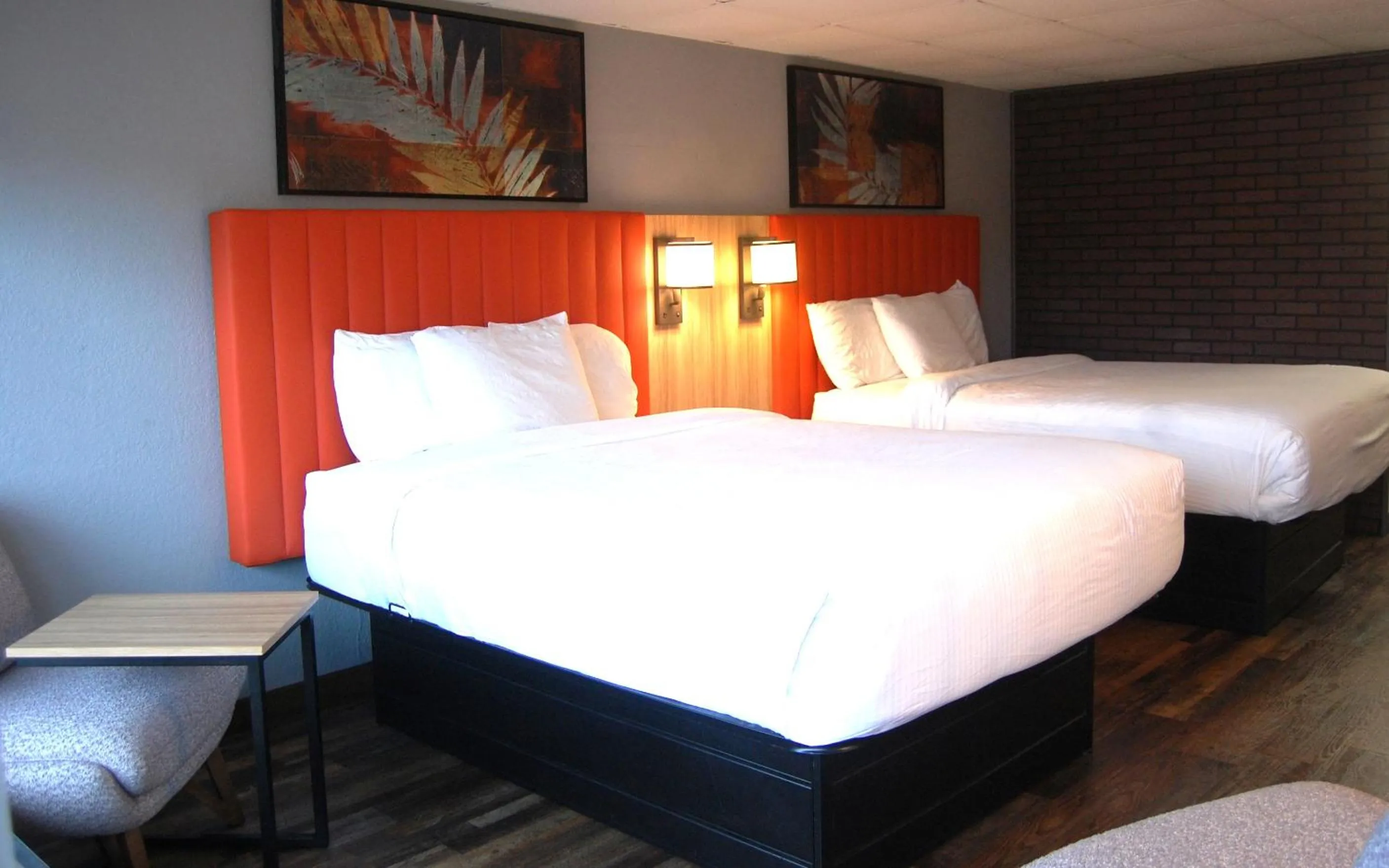 Bed in Vacation Lodge
