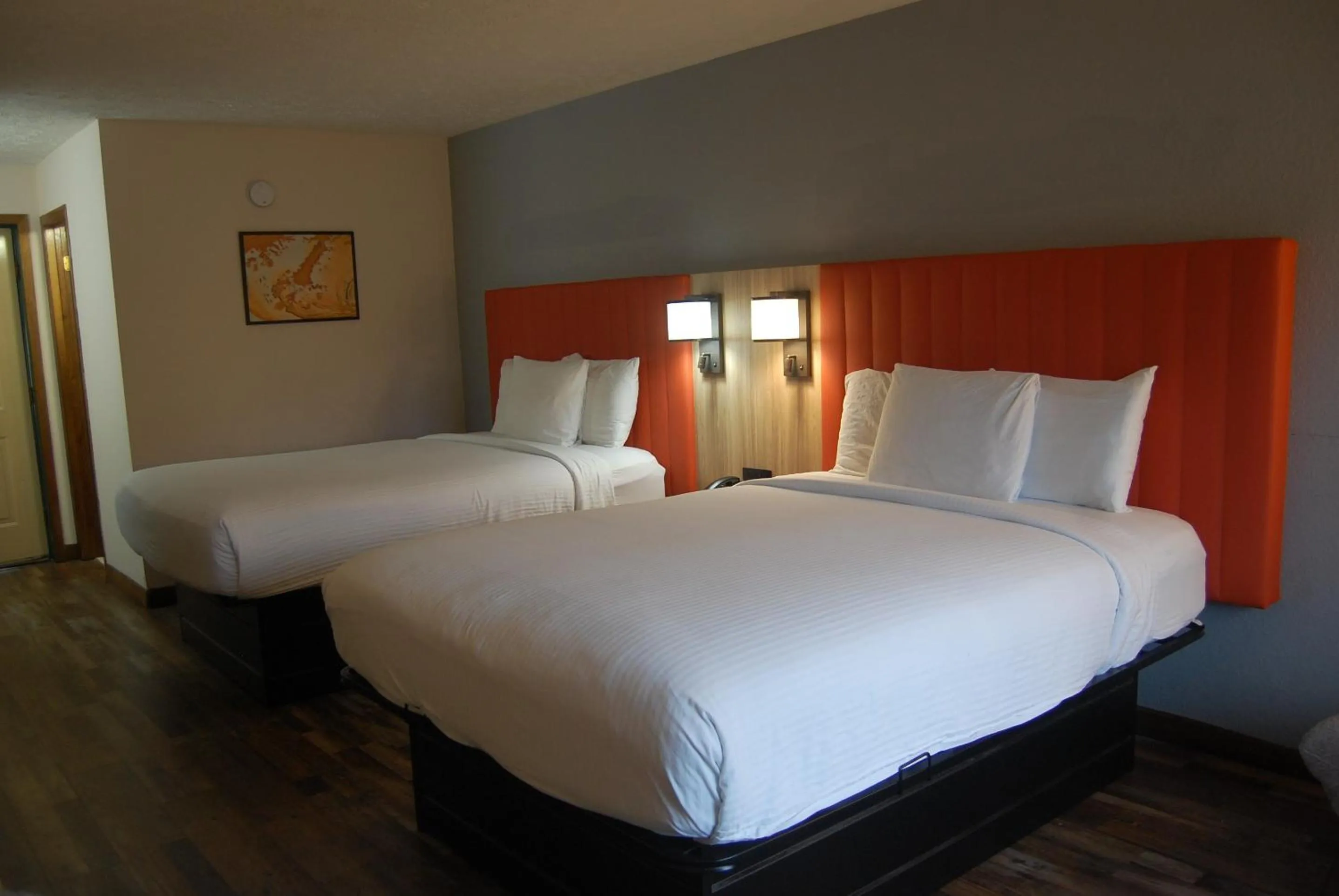 Bed in Vacation Lodge