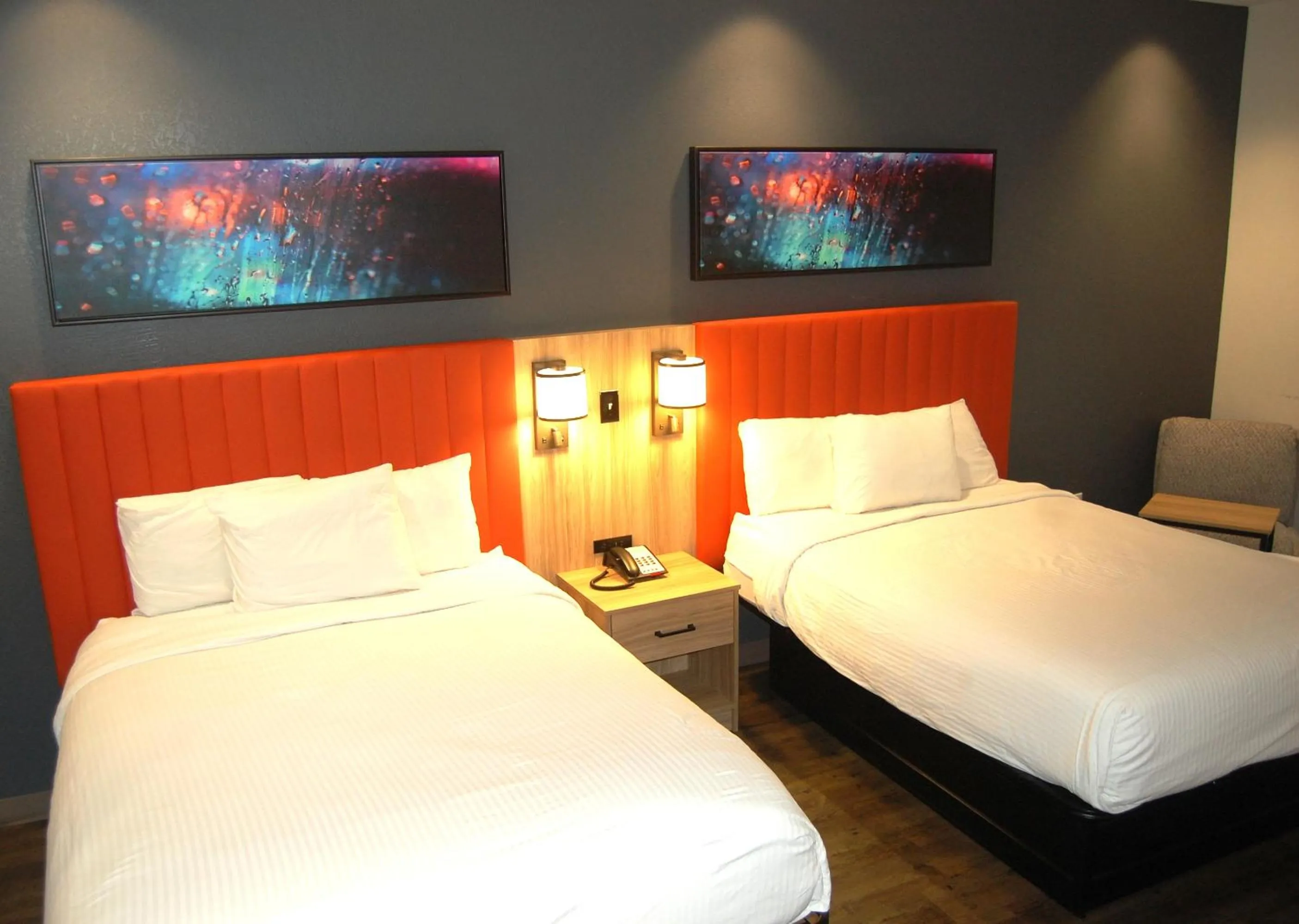 Bed in Vacation Lodge